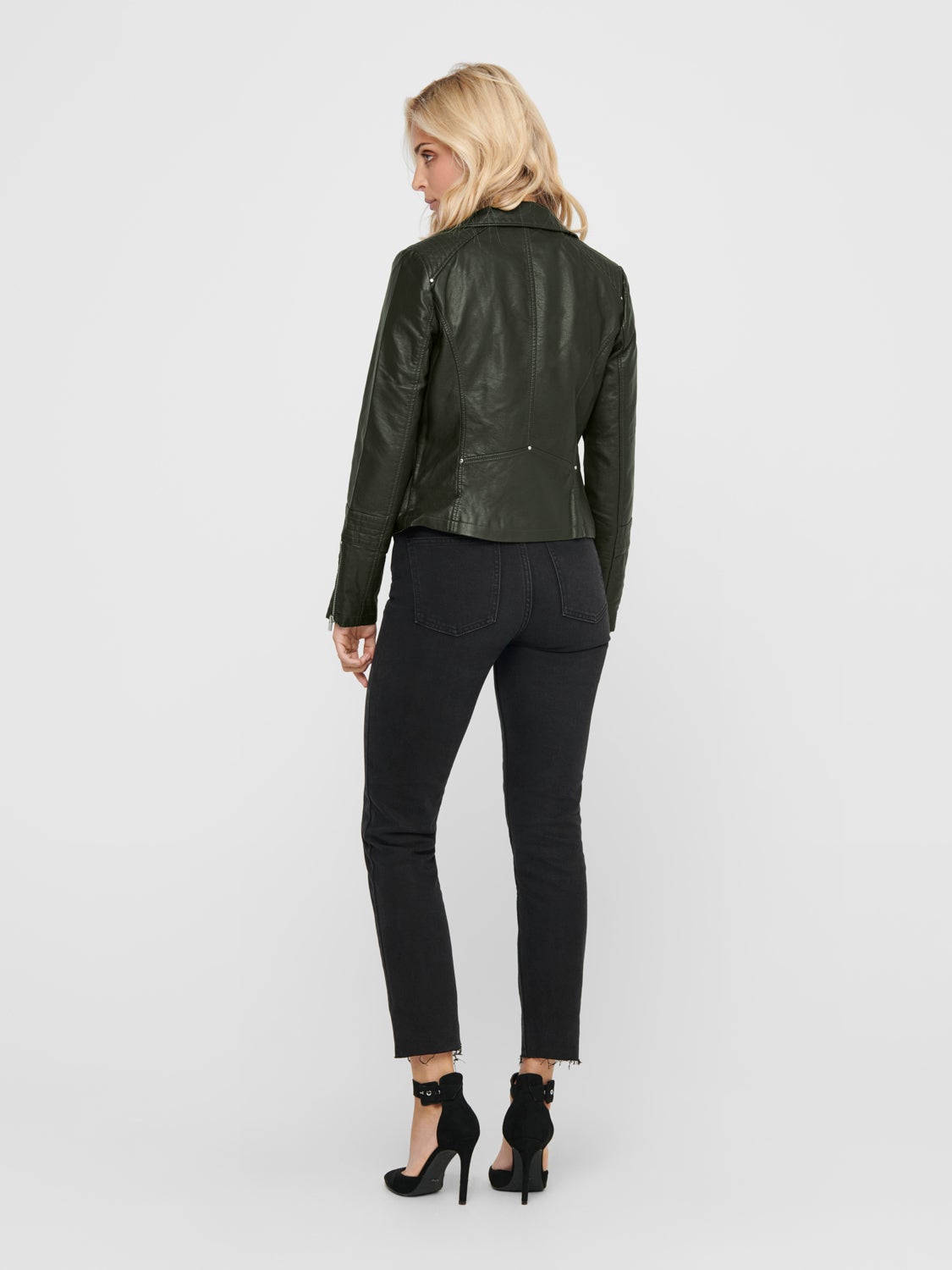 Biker Faux Leather Jacket
