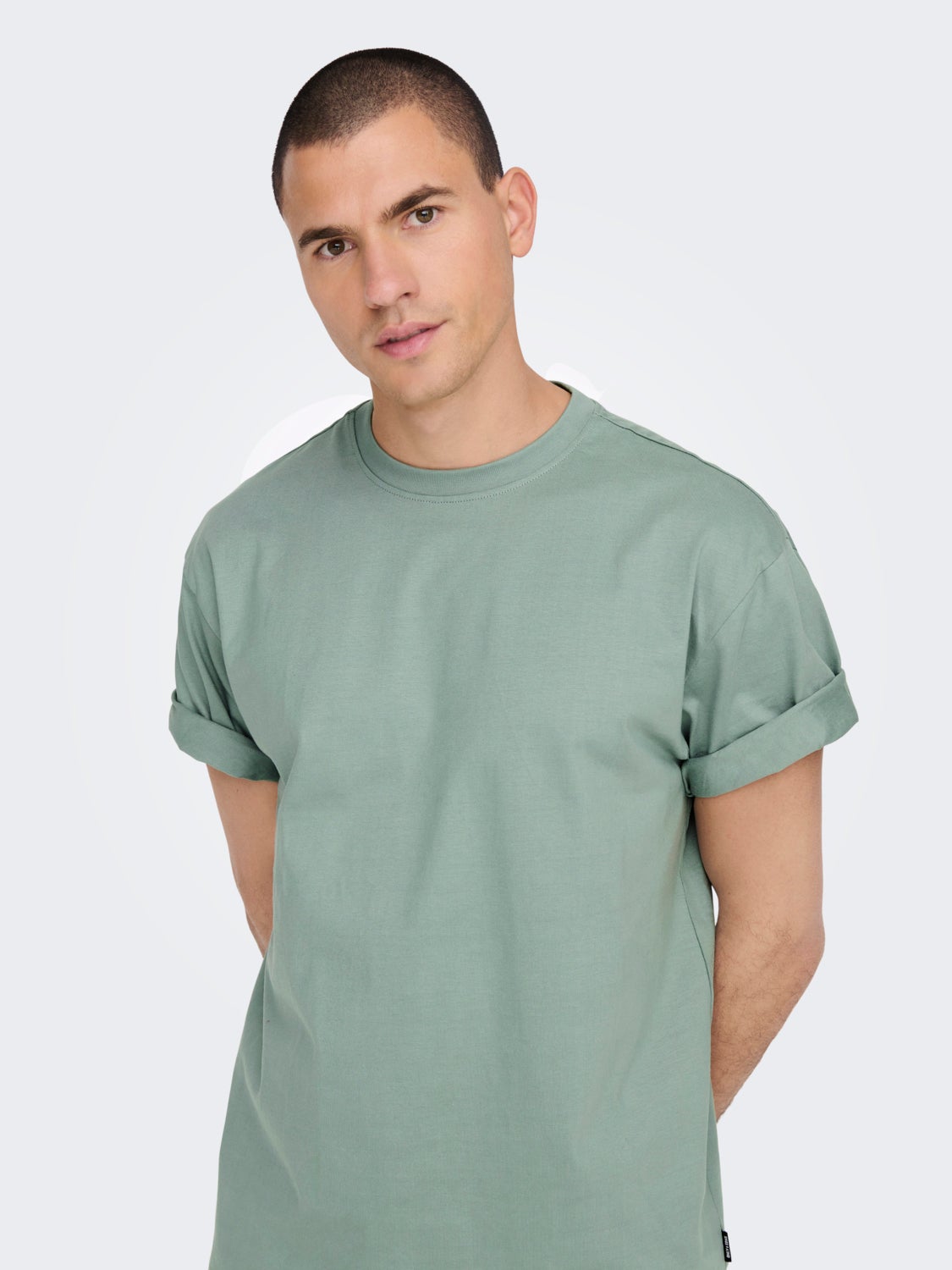 Oversized o-hals t-shirt