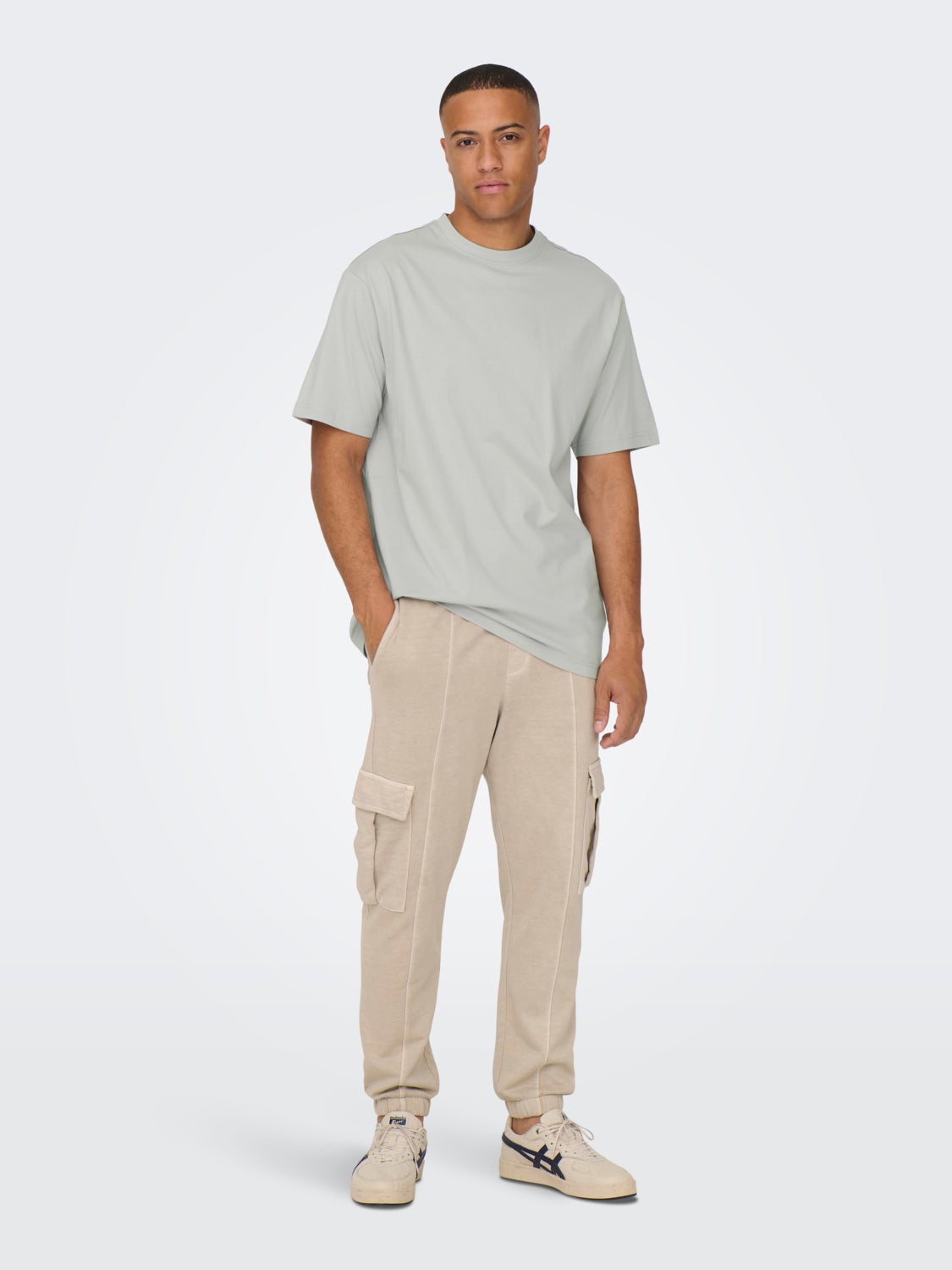 Oversized o-hals t-shirt