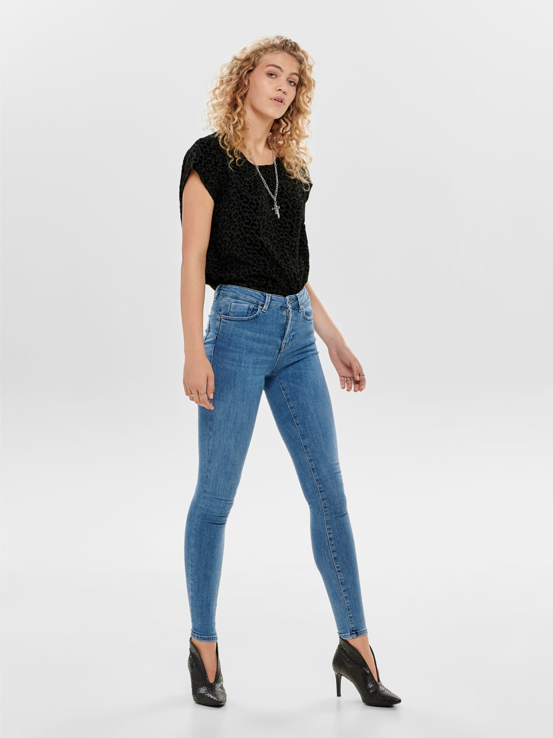 ONLPower mid push up Skinny fit jeans