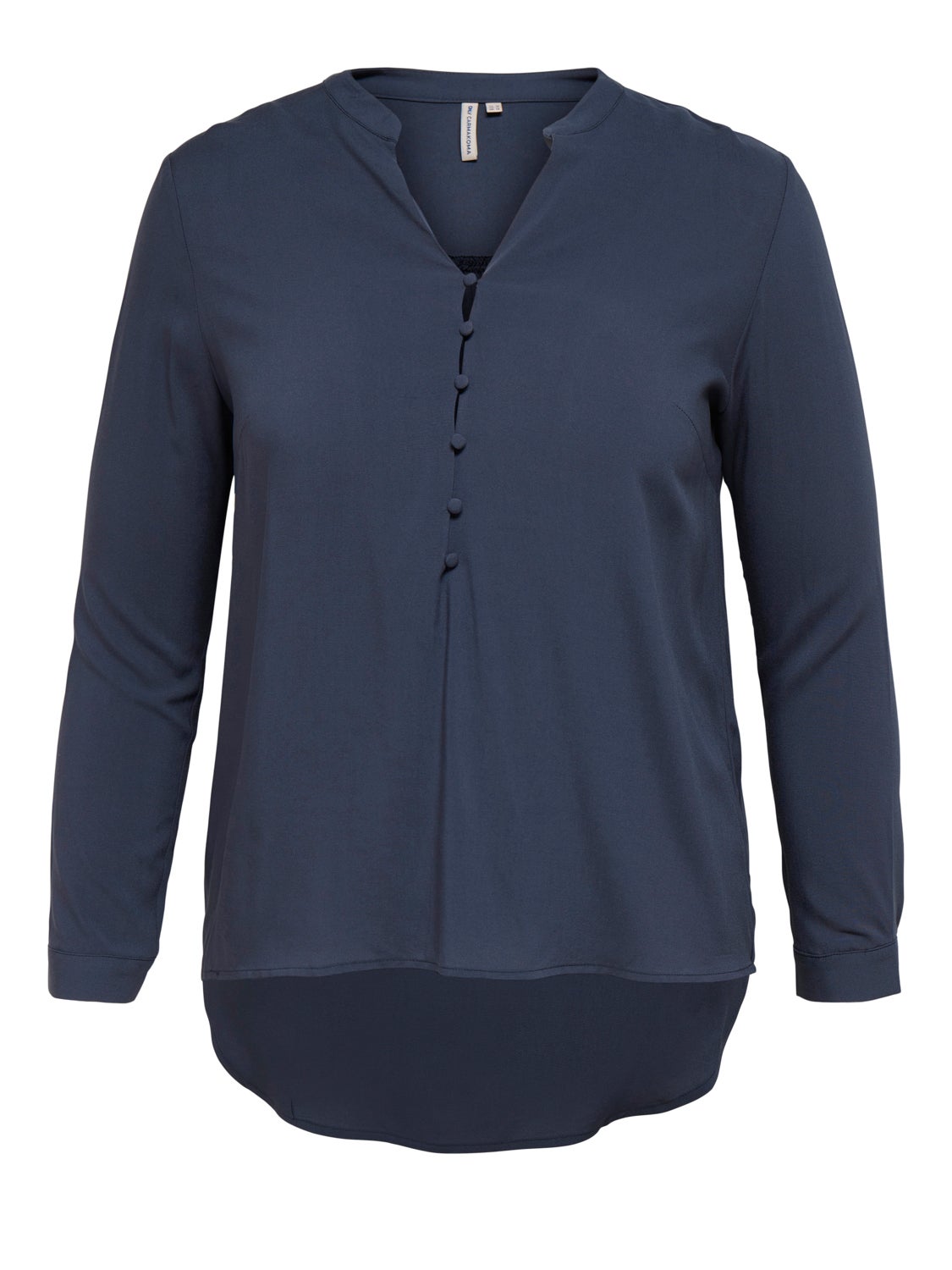 Curvy viscose Long Sleeved Top