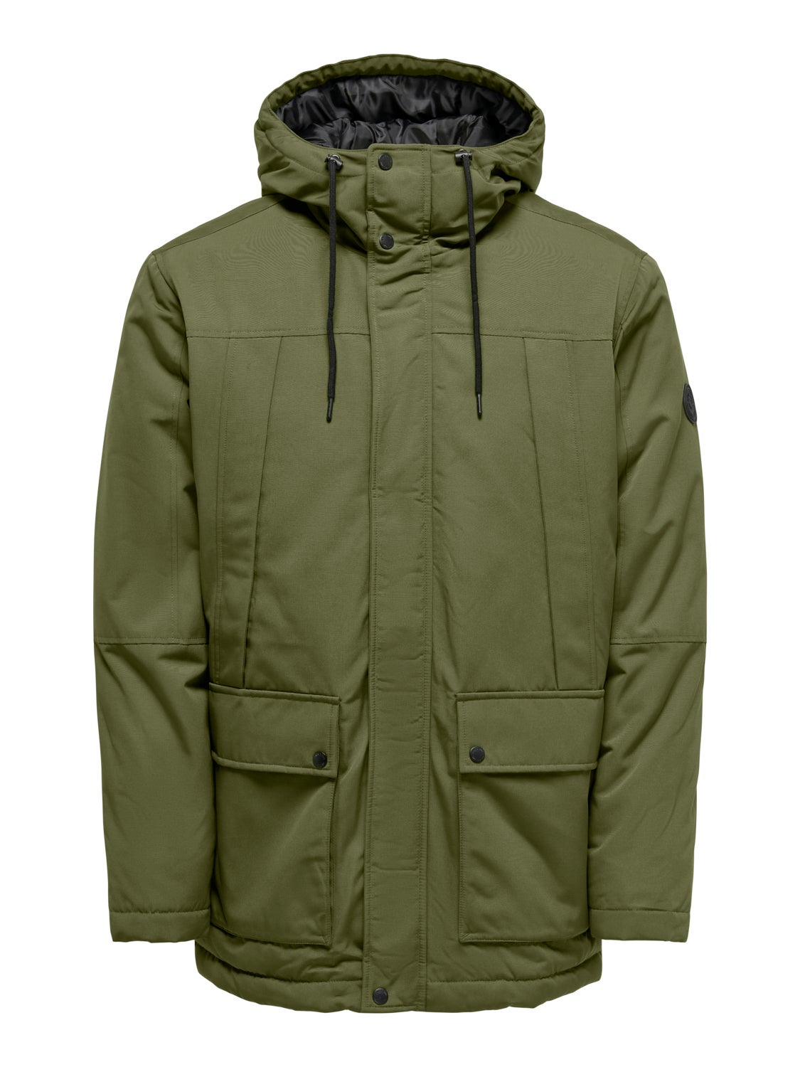 Parka jacket with hood