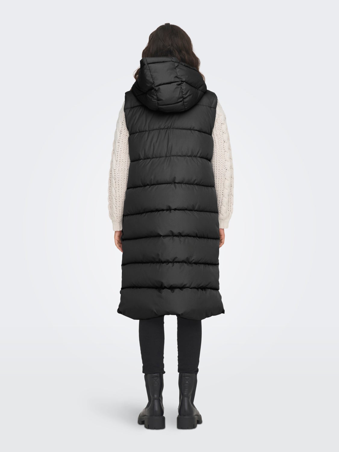 Long puffer gilet