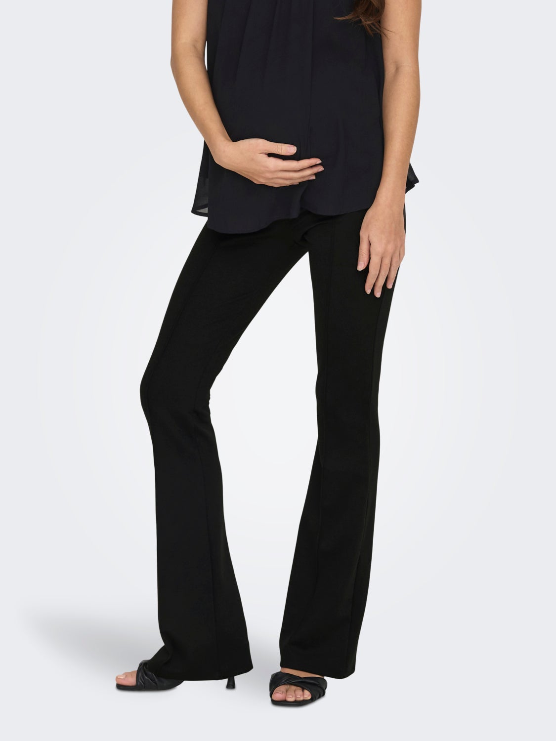 Mama solid color trousers