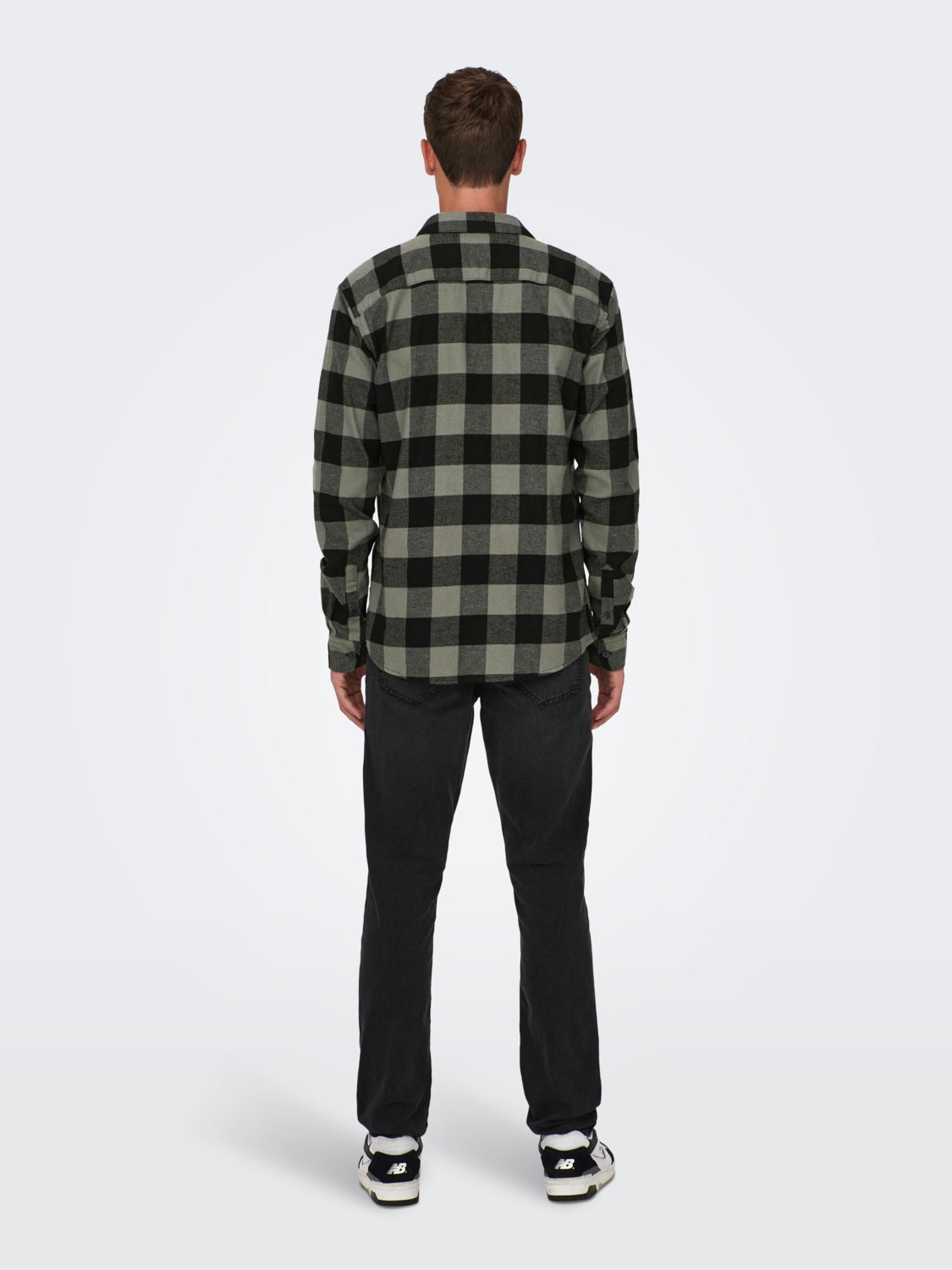 Slim fit checked shirt