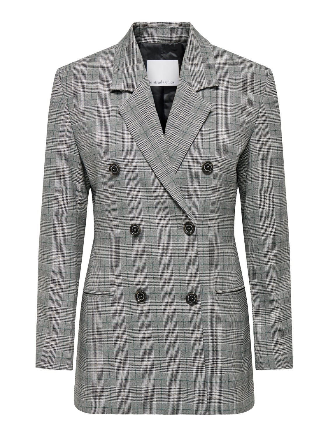 Checked blazer