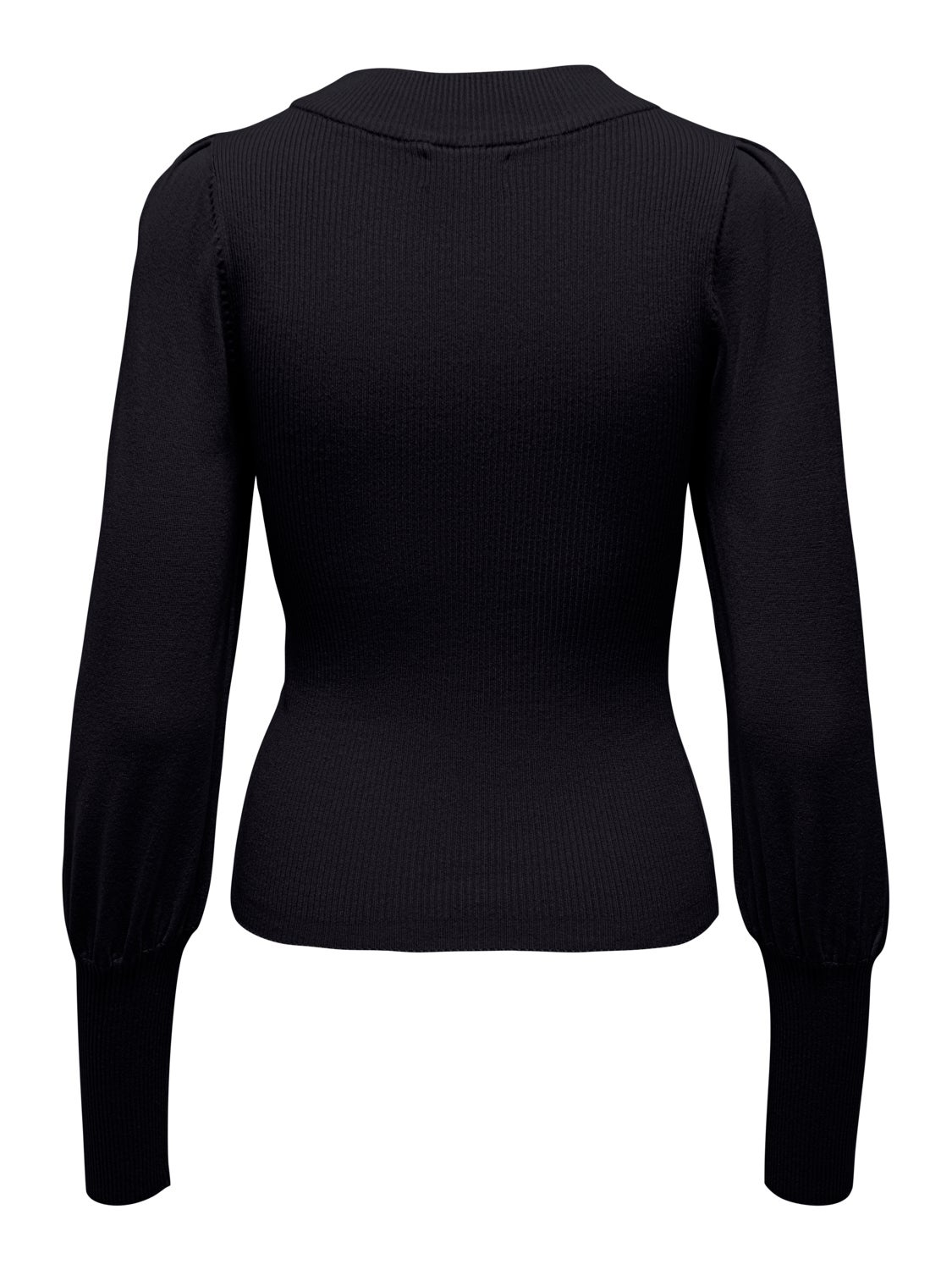 Ballon sleeve knitted top