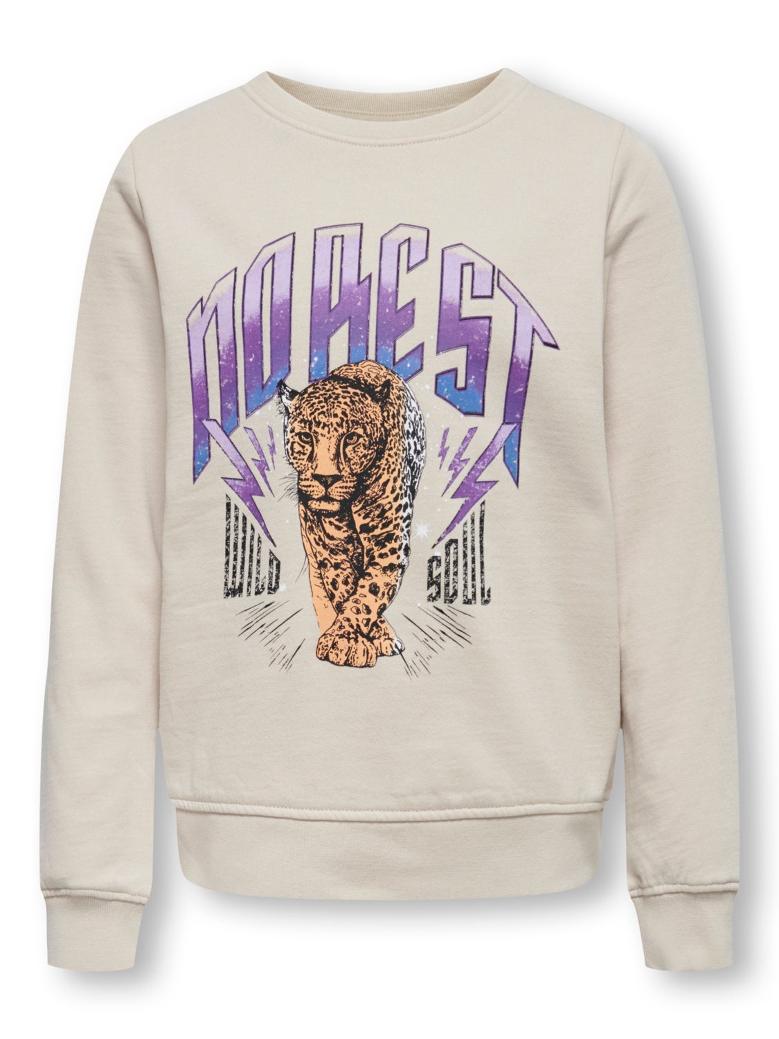 O-neck sweatshirt with print