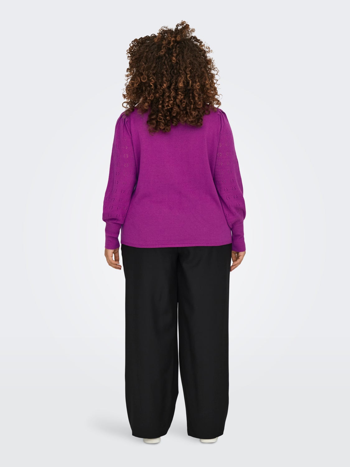 Curvy knitted Pullover