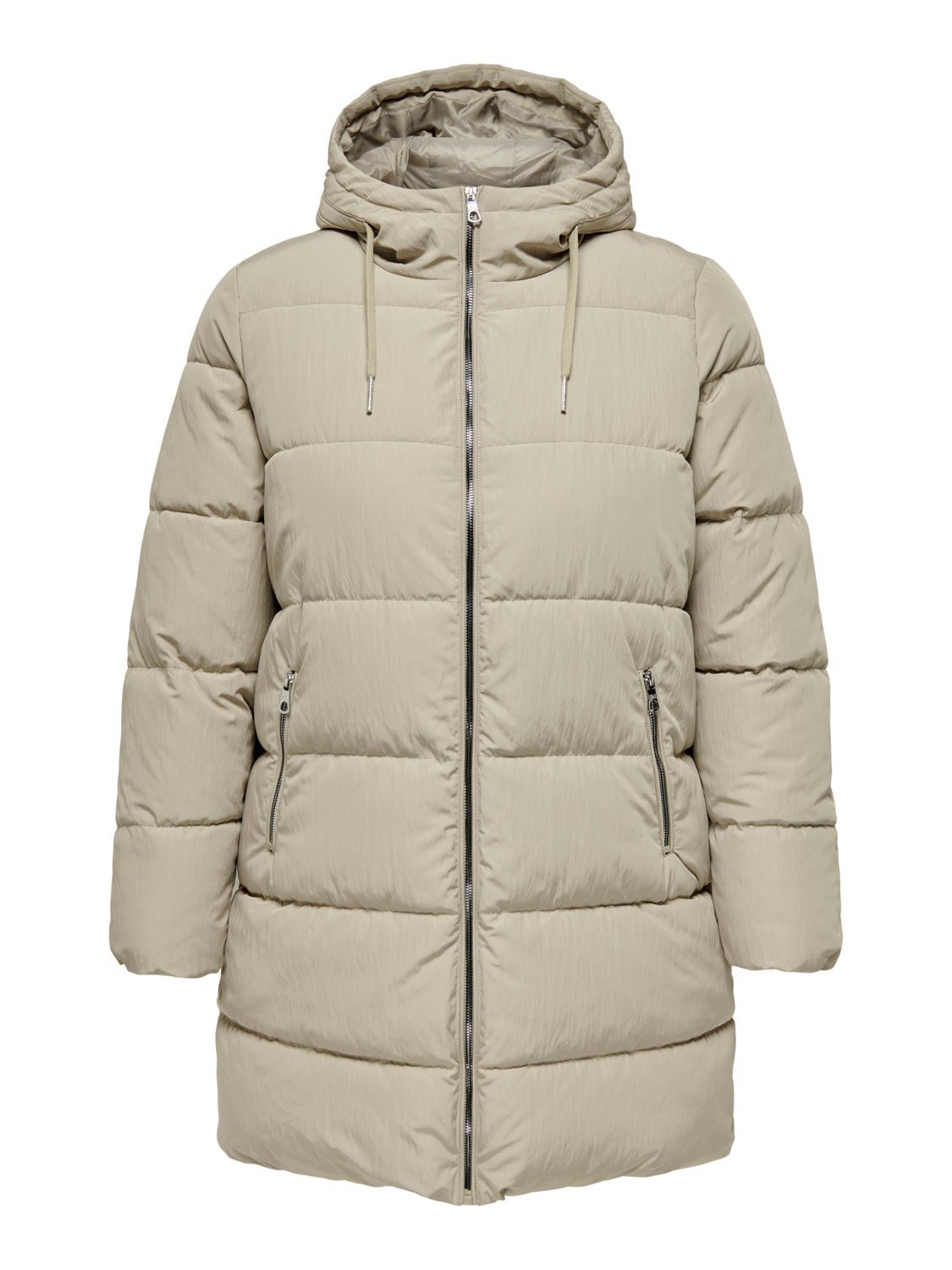 curvy Hooded puffer coat