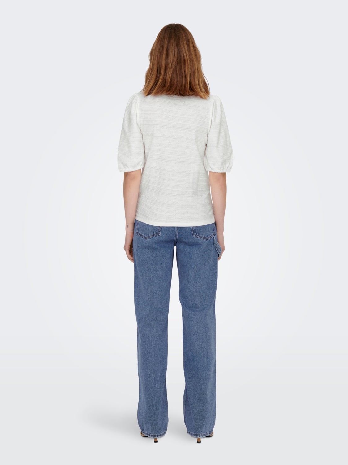 Top With Puff Sleeves