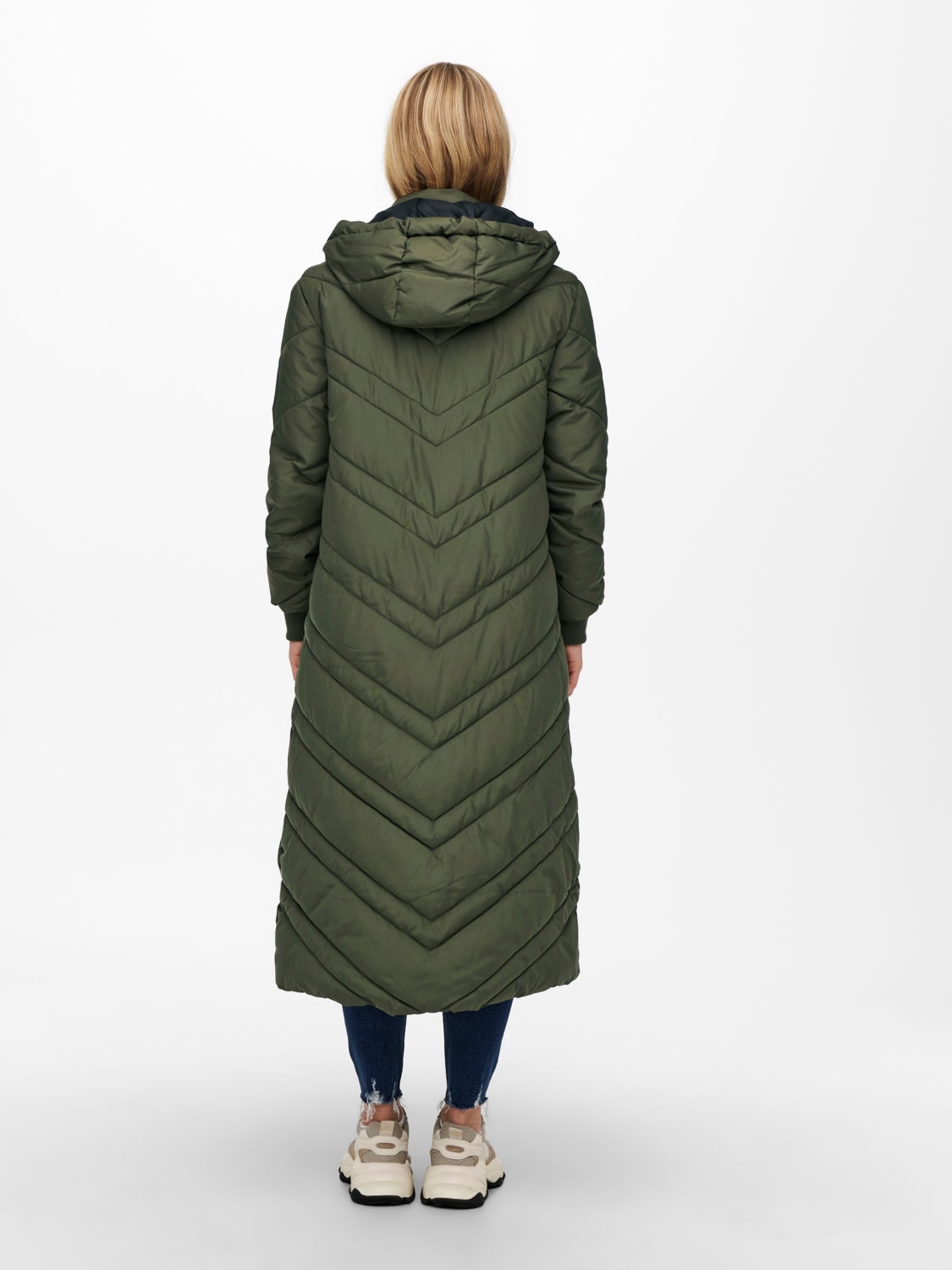 X-long padded hood Jacket