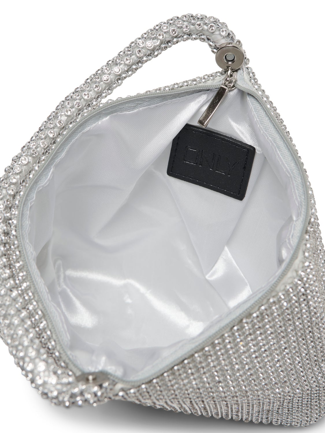 Handbag with glitter