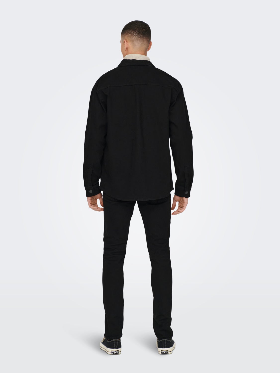 Loose fitted denim jacket