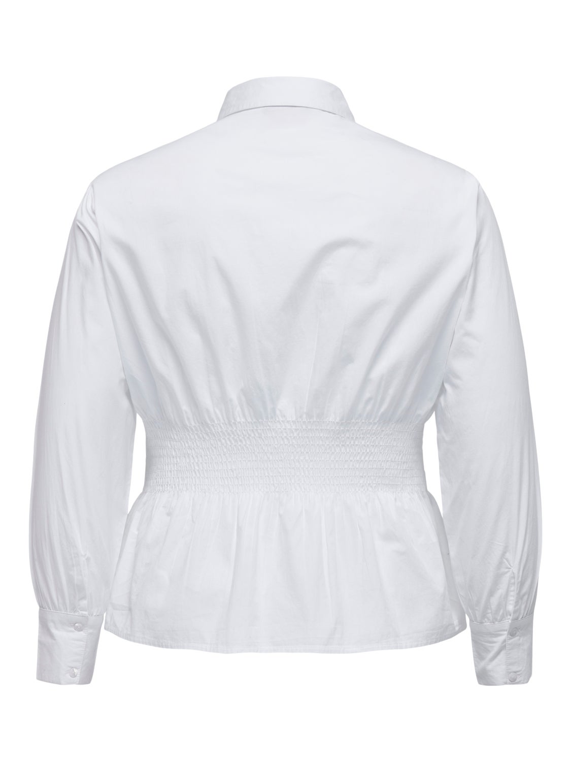Curvy smock detail shirt