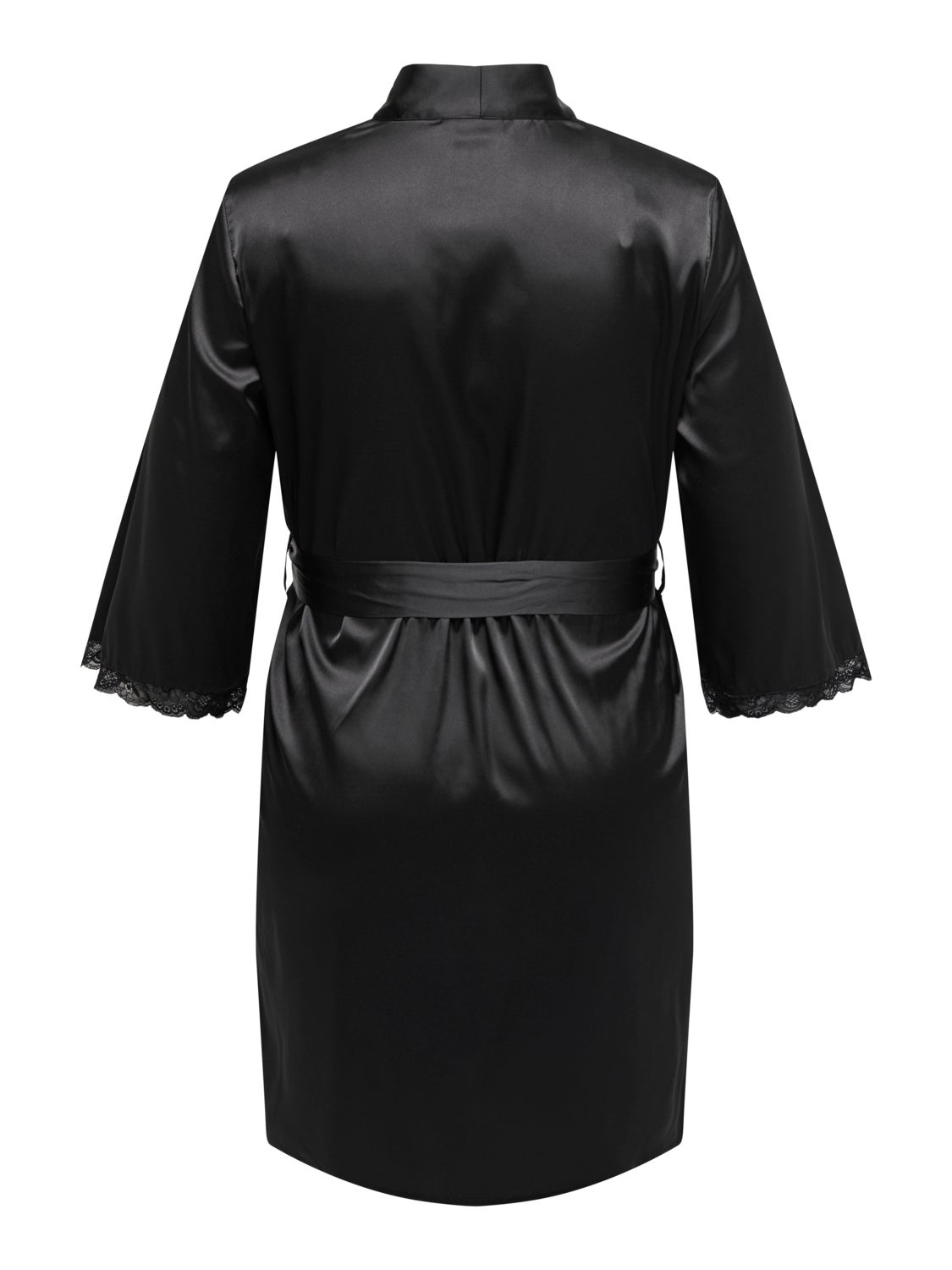 curvy Satin lace kimono