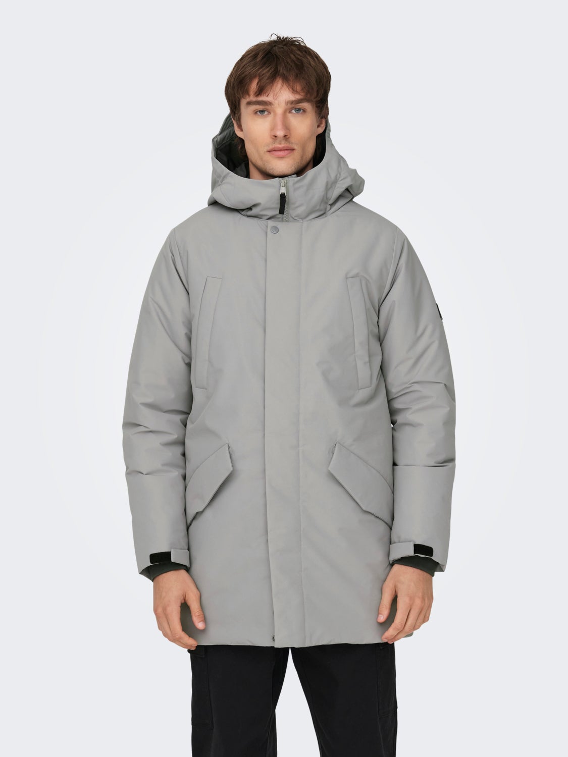 Hooded parka jacket