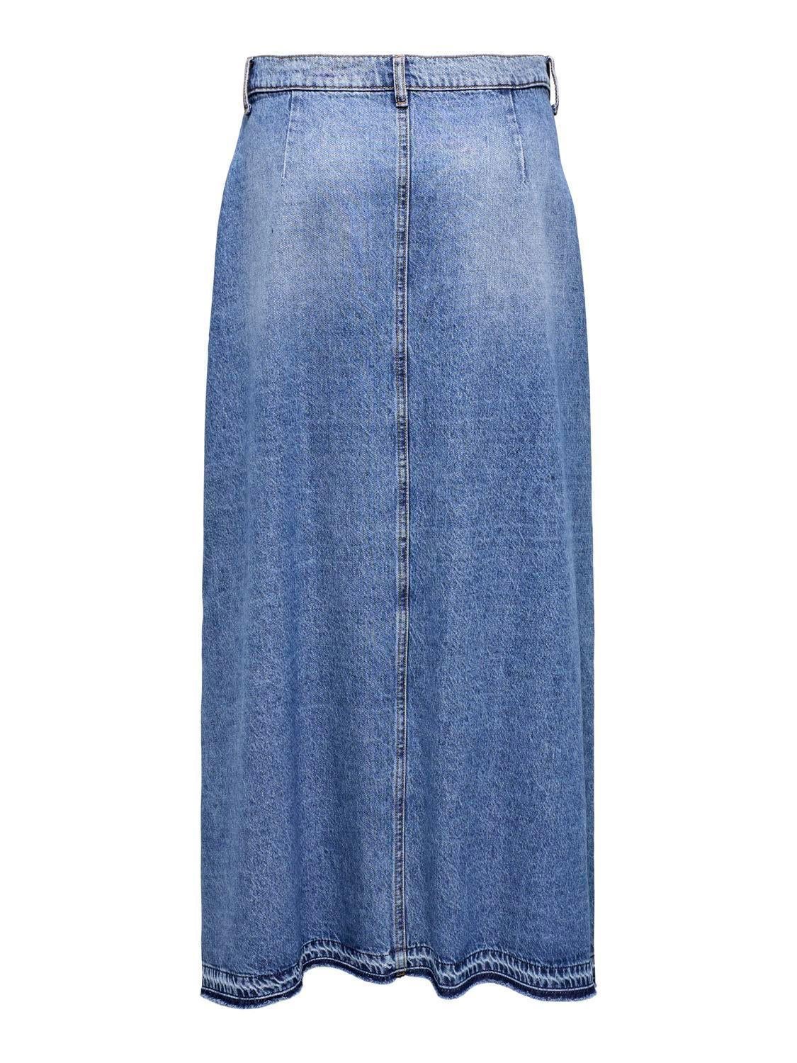 Maxi denim skirt
