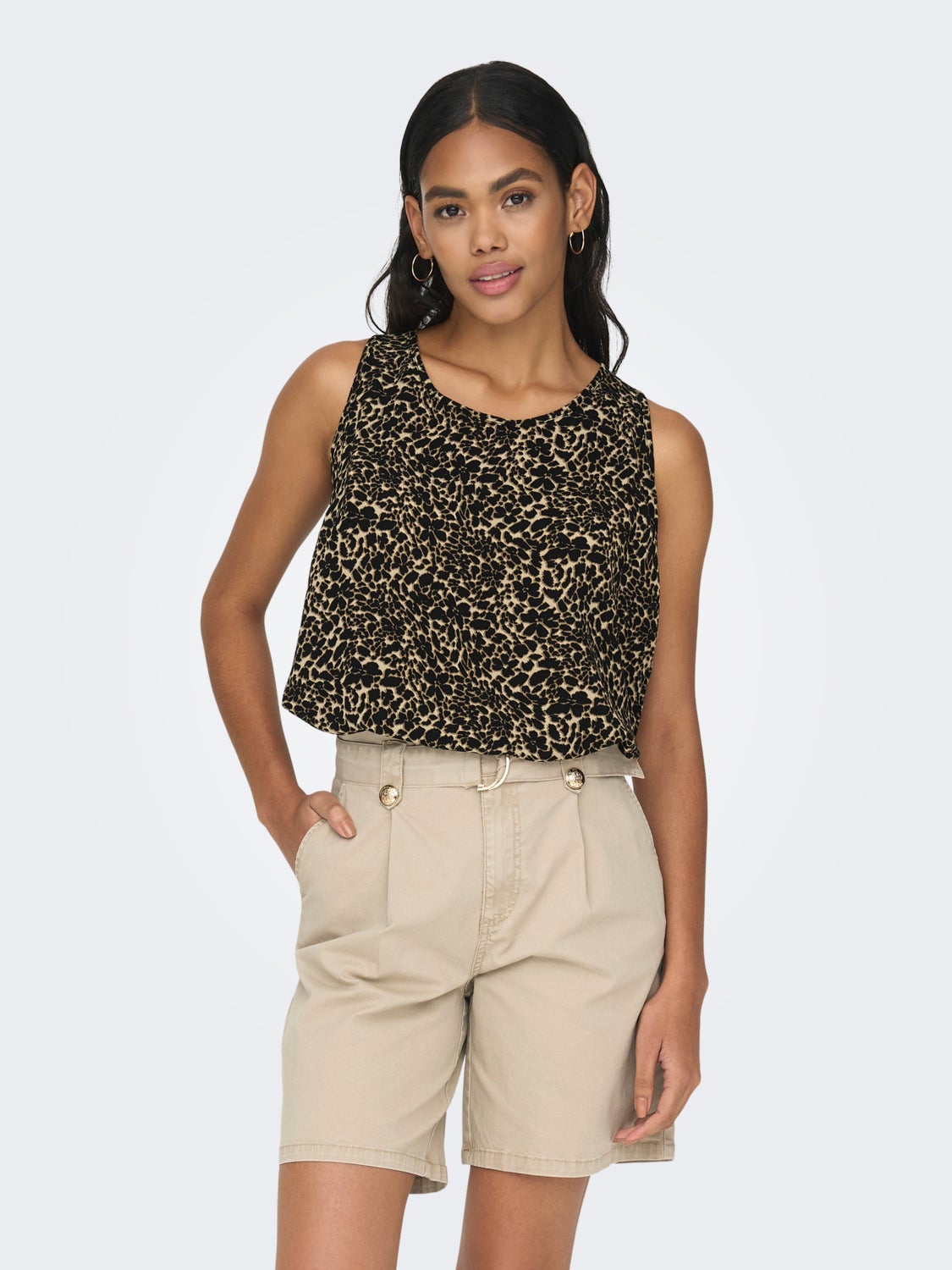 Regular Fit O-Neck Top