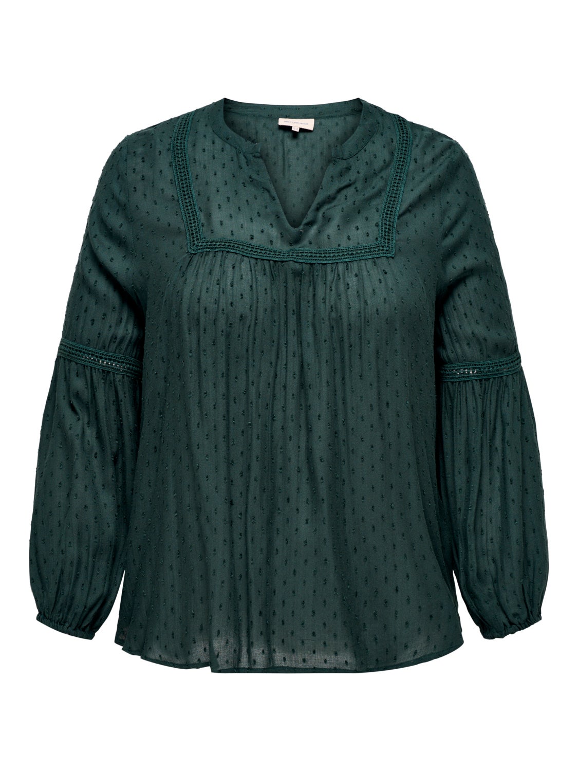 Curvy V-neck viscose Blouse