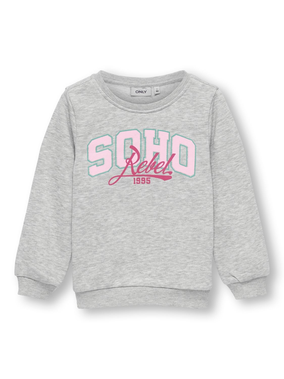 o-neck sweatshirt with print