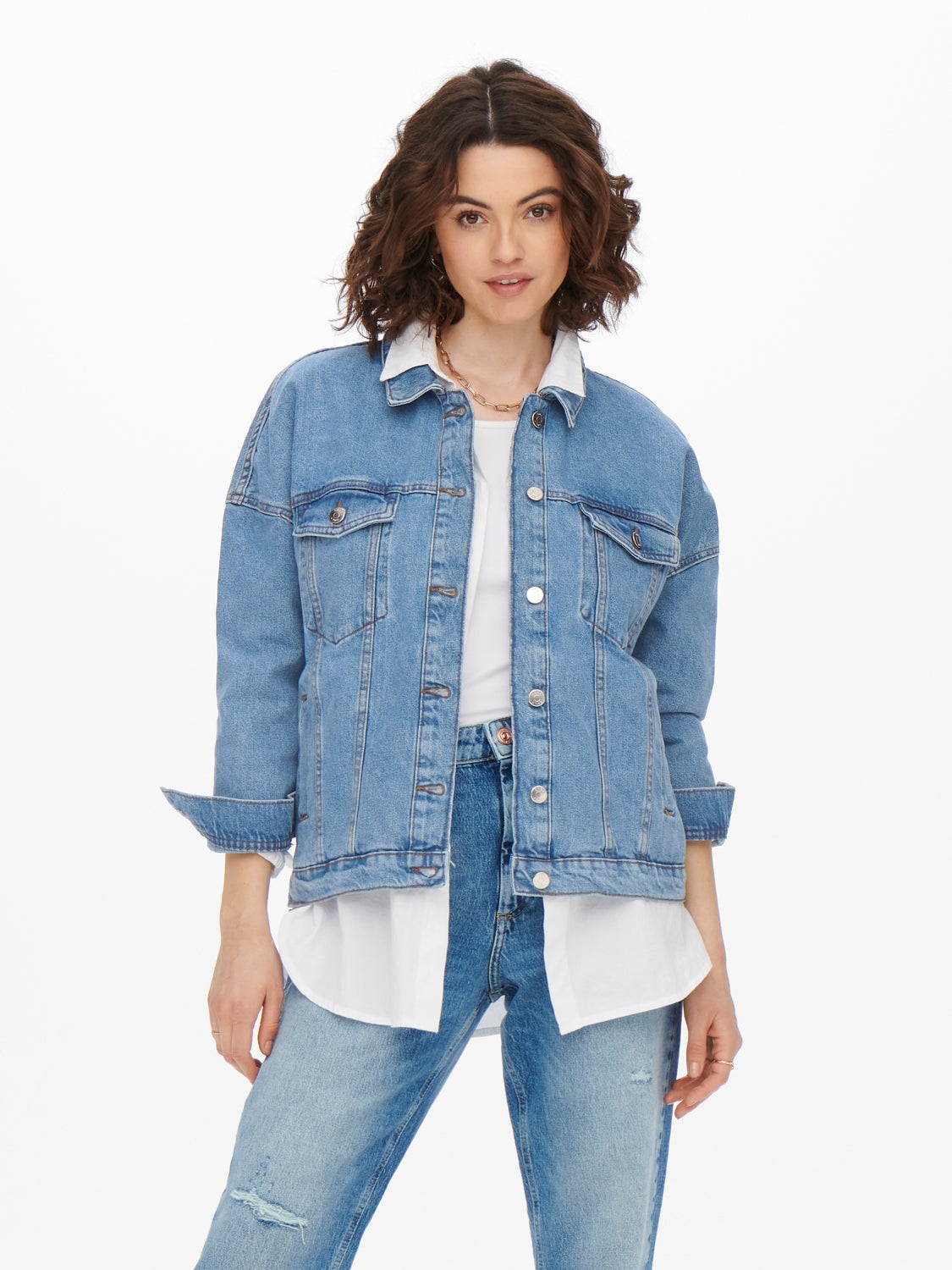 ONLSafe oversized Denim jacket