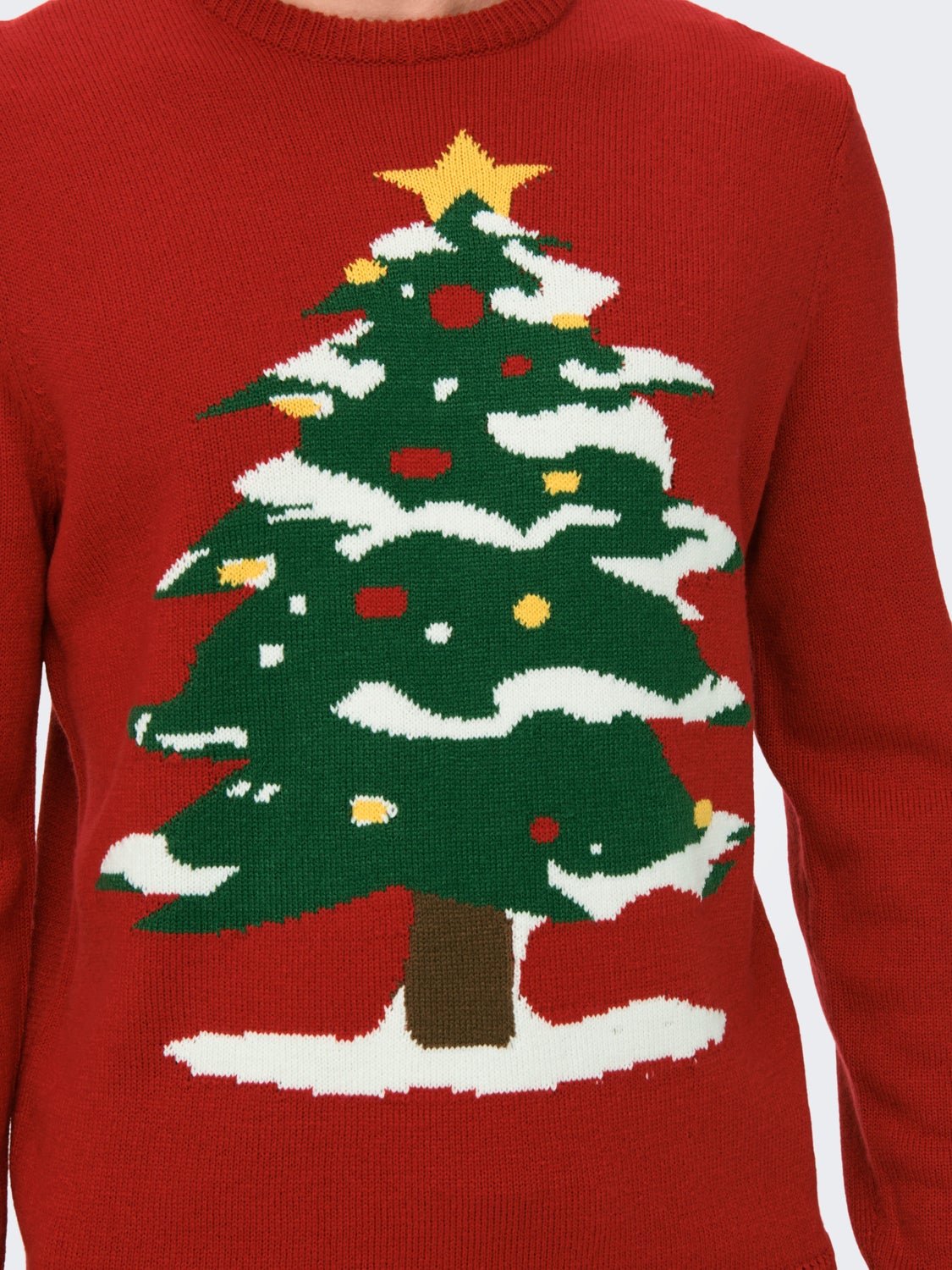 Christmas knitted pullover