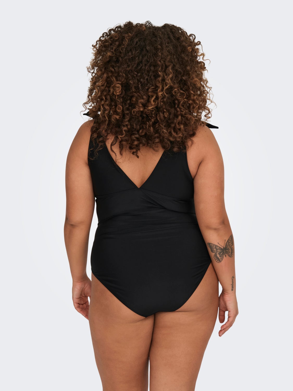 Curvy Swimsuit With Bow Details