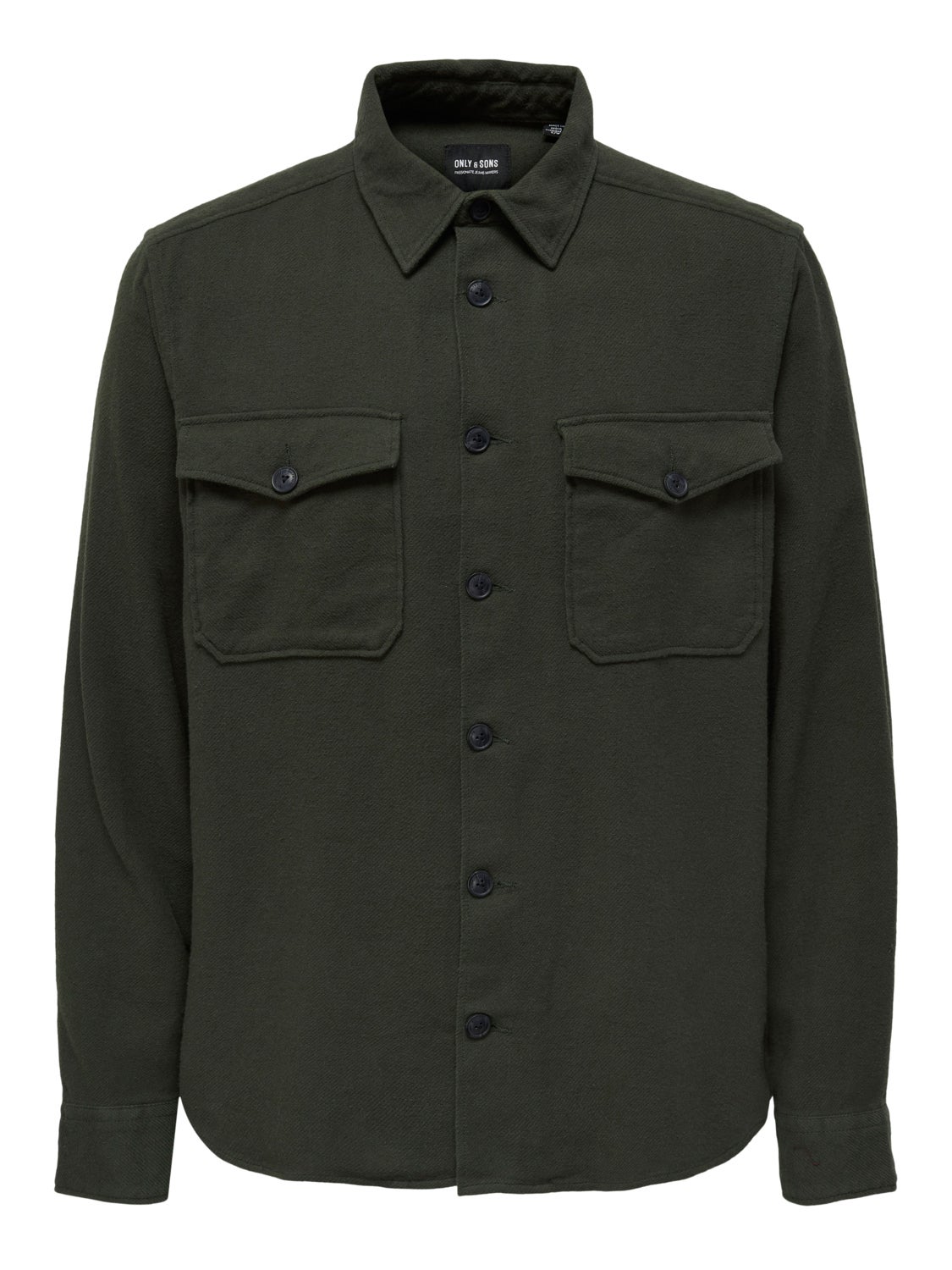 Regular fit overshirt