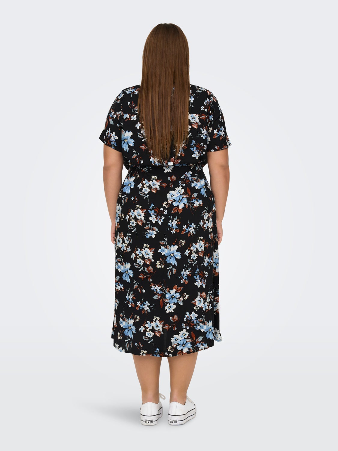 Curvy printed Shirt dress