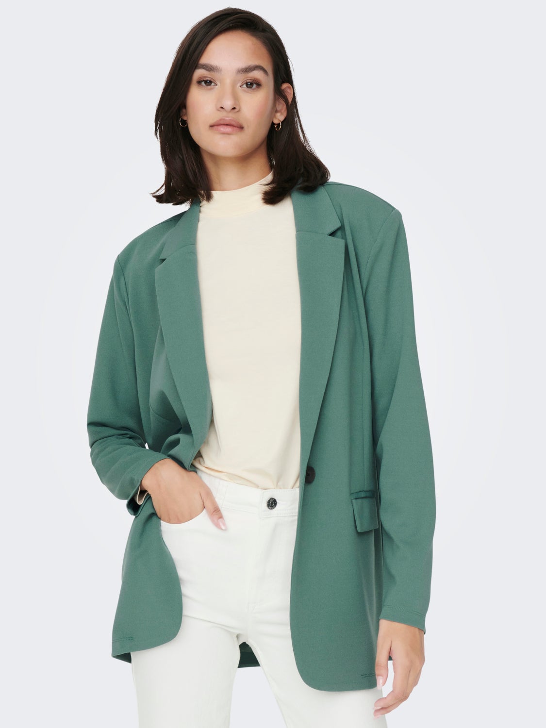Classic box fit blazer