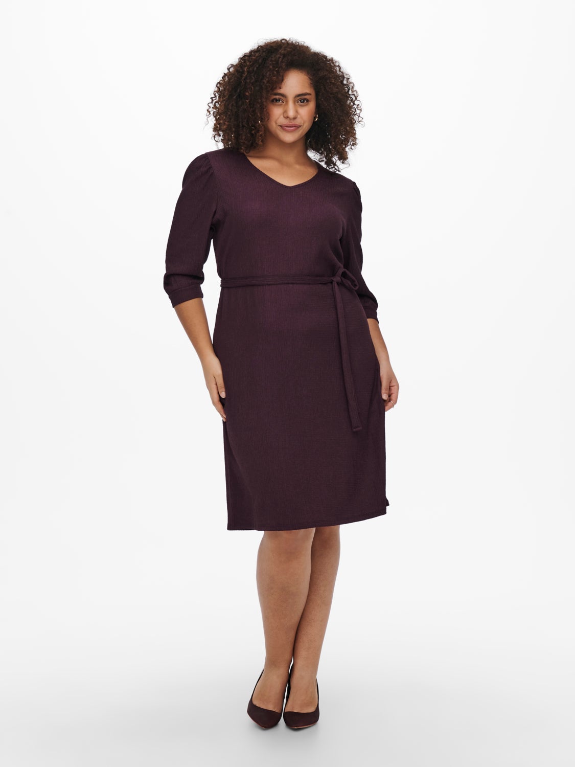 Curvy v-neck Dress
