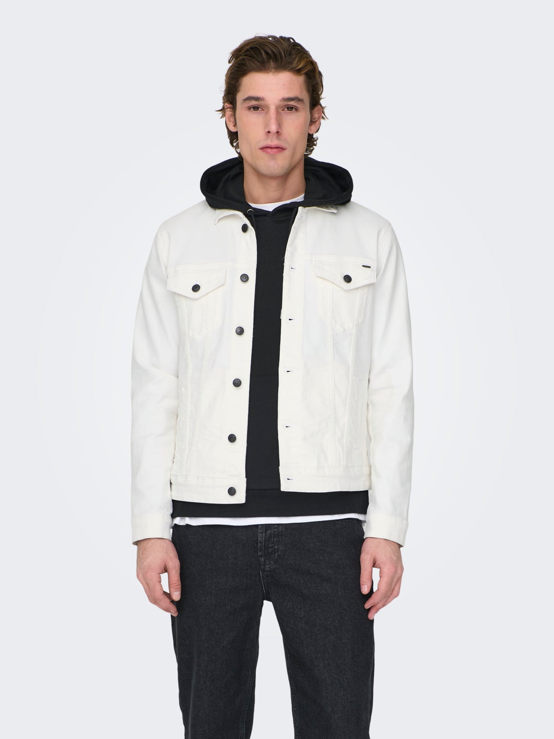 Solid Colored Canvas Jacket
