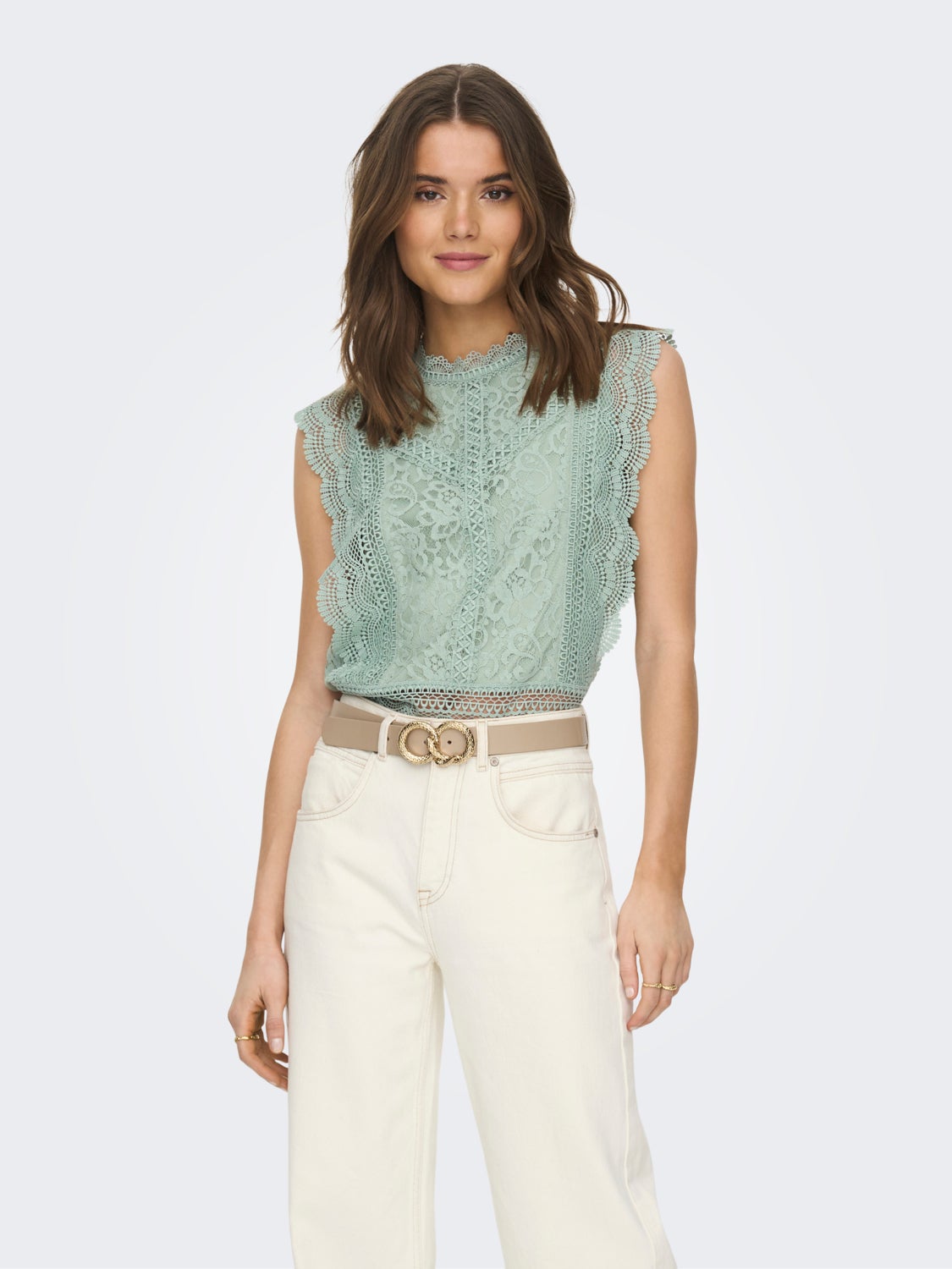 Cropped lace Top