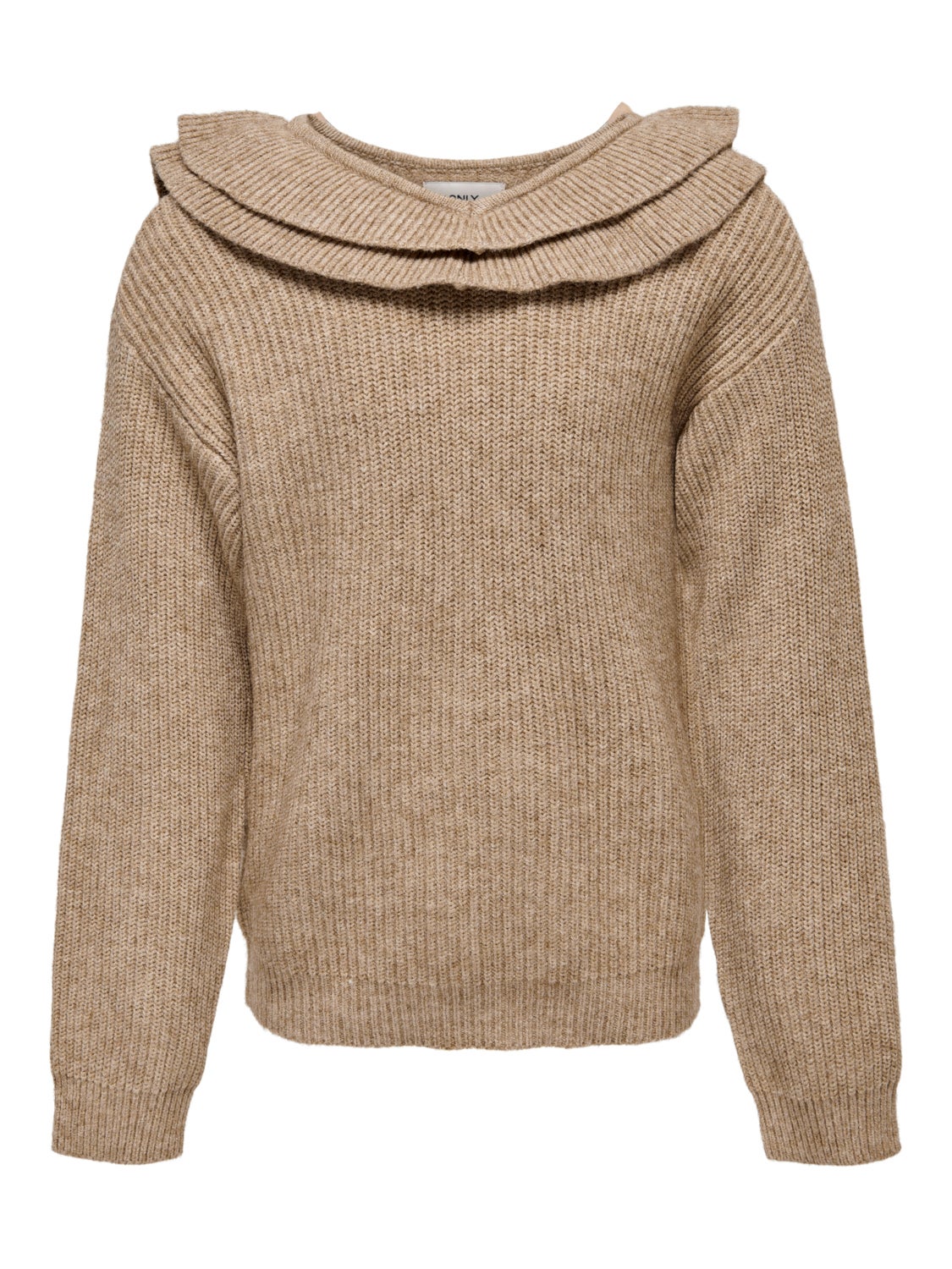 Knit Pullover With Ruffles