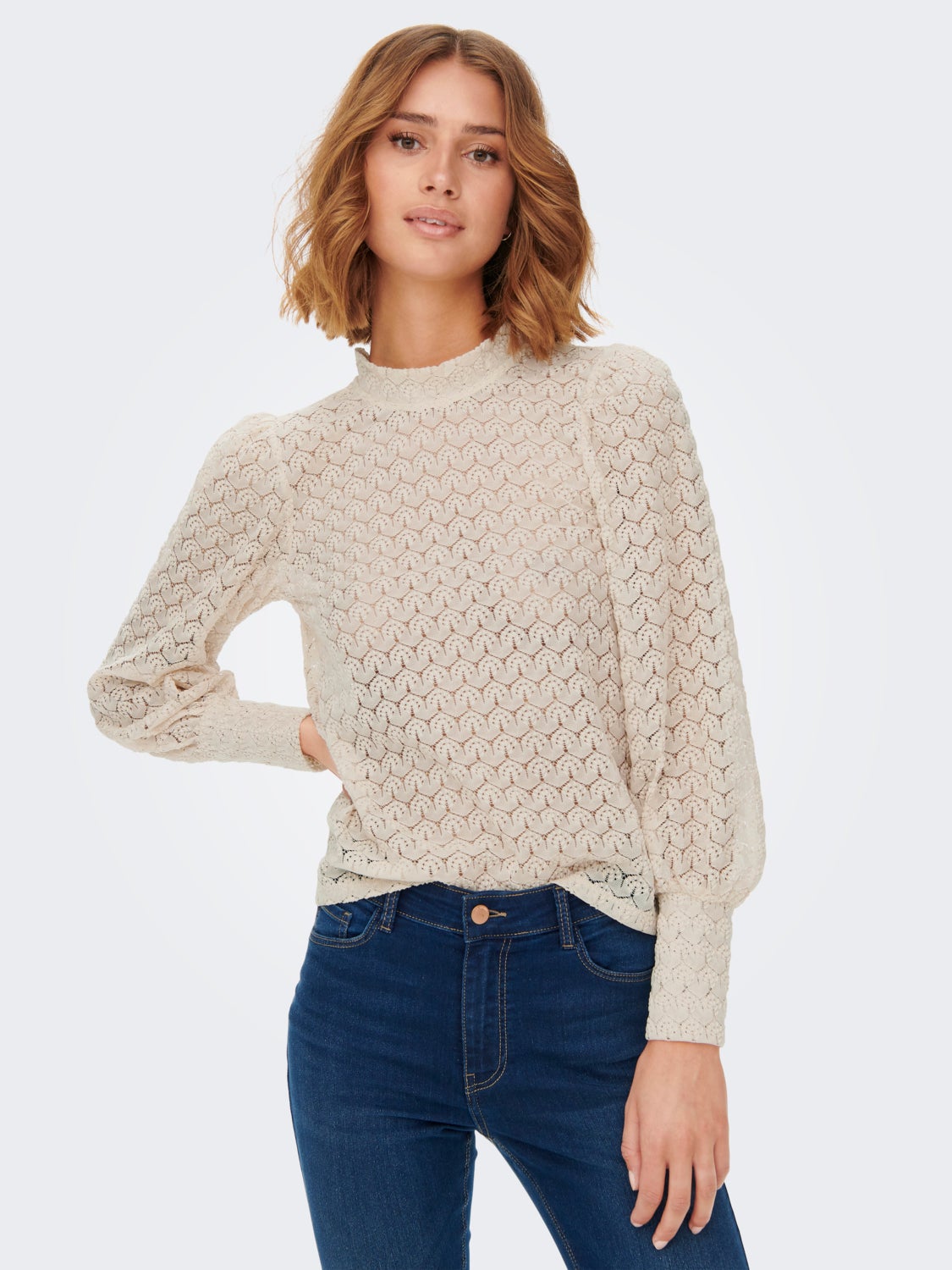 Lace Long Sleeved Top