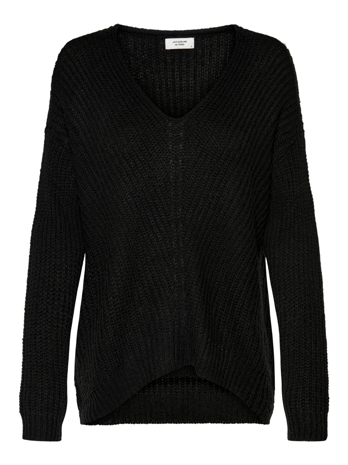 V-neck knitted pullover