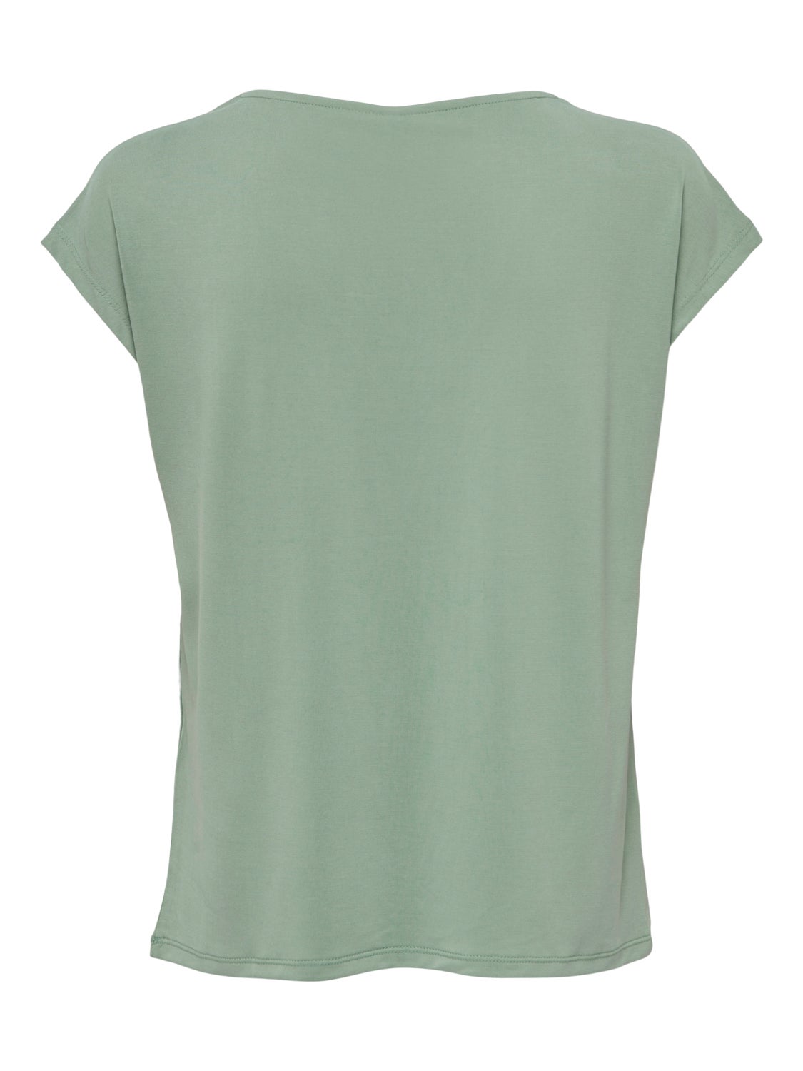 V-NECK TOP WITH SHORT SLEEVES