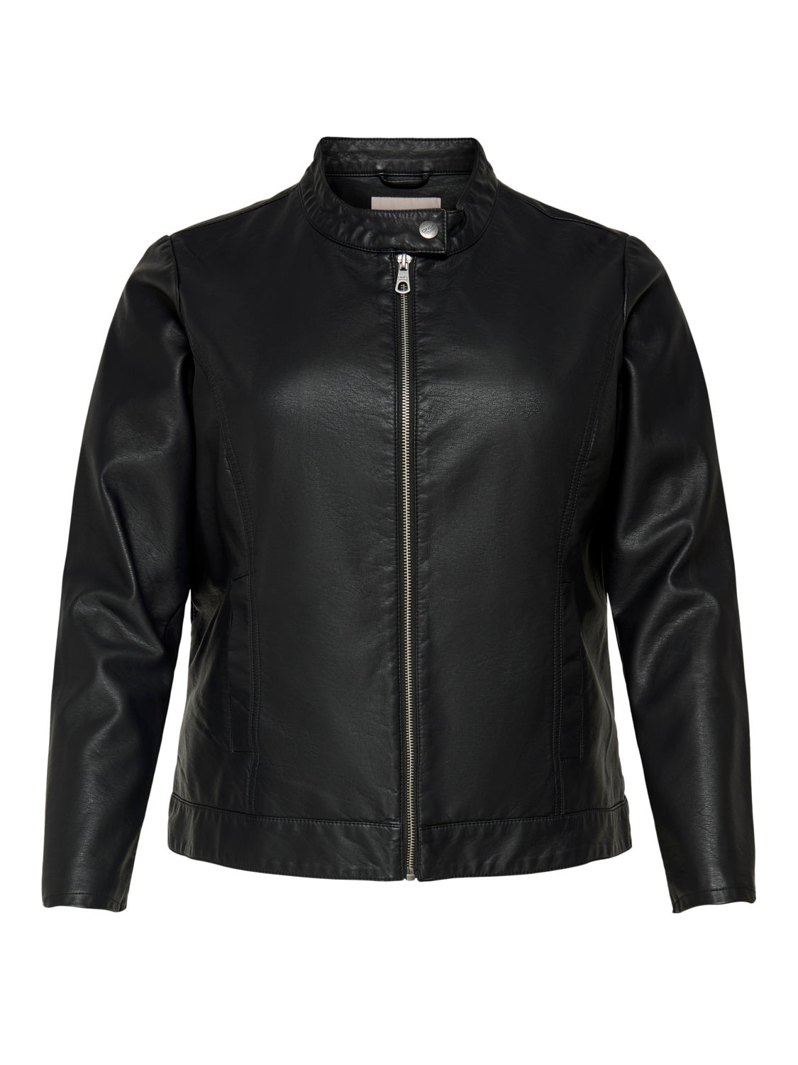 Curvy Faux Leather Jacket