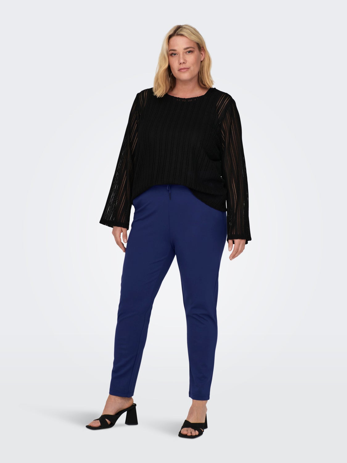 Curvy see through top