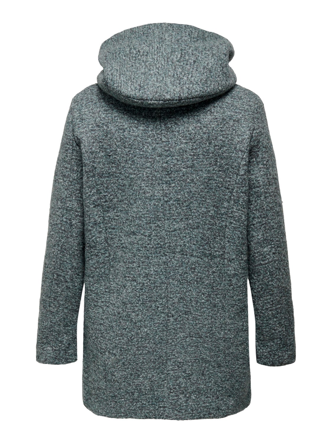 Curvy boucle wool Coat