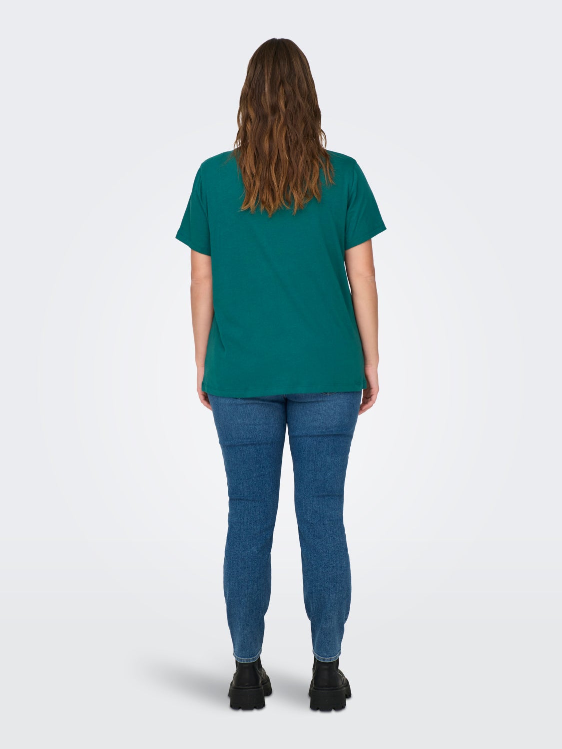 Curvy o-neck t-shirt with