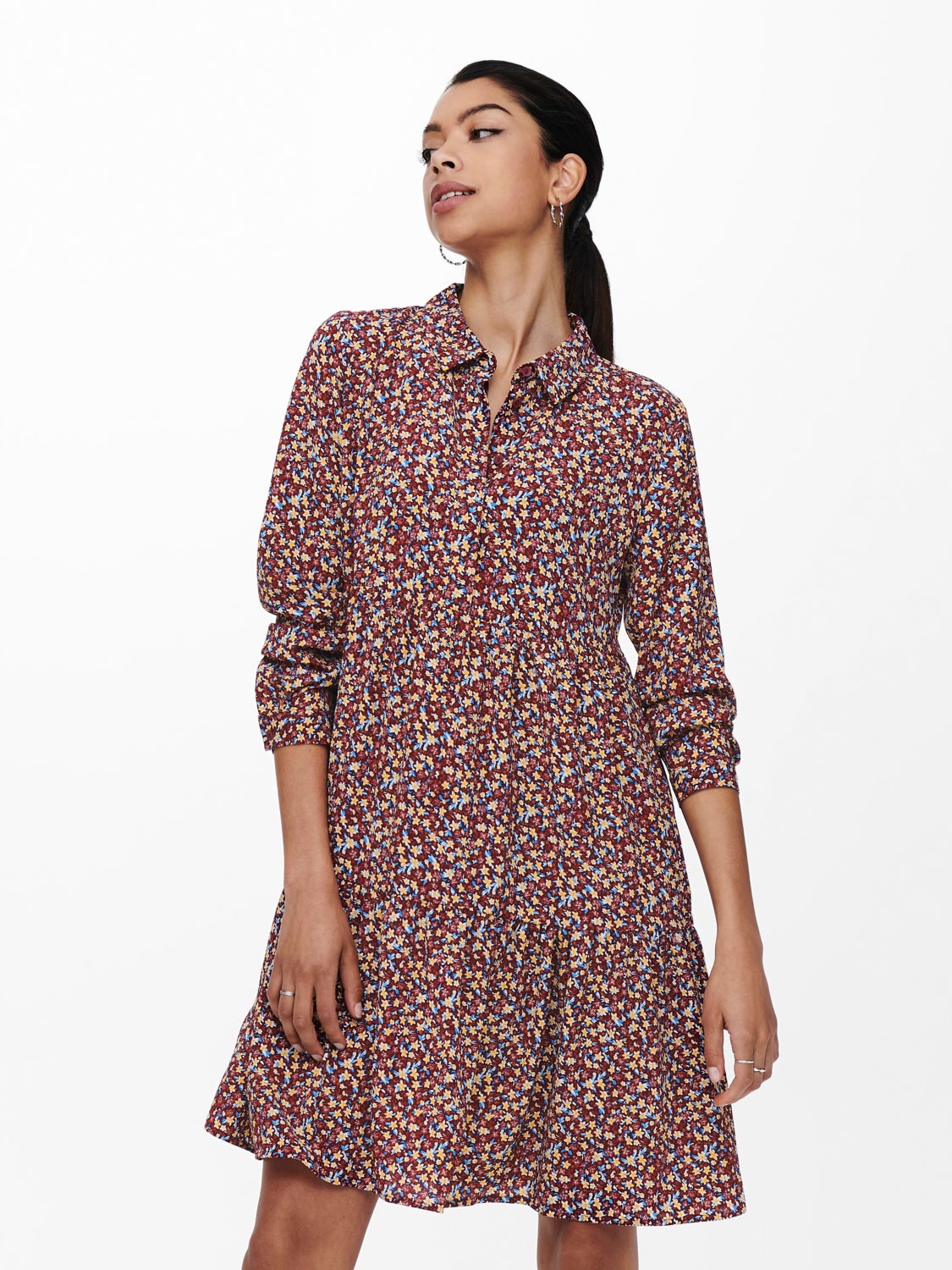 Mini dress with print