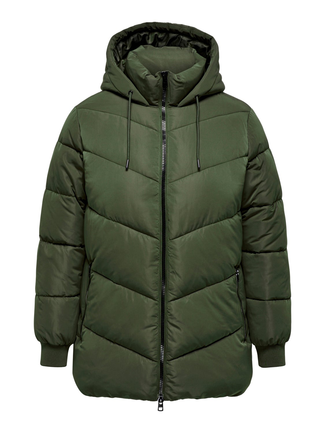 curvy Puffer jacket with hood