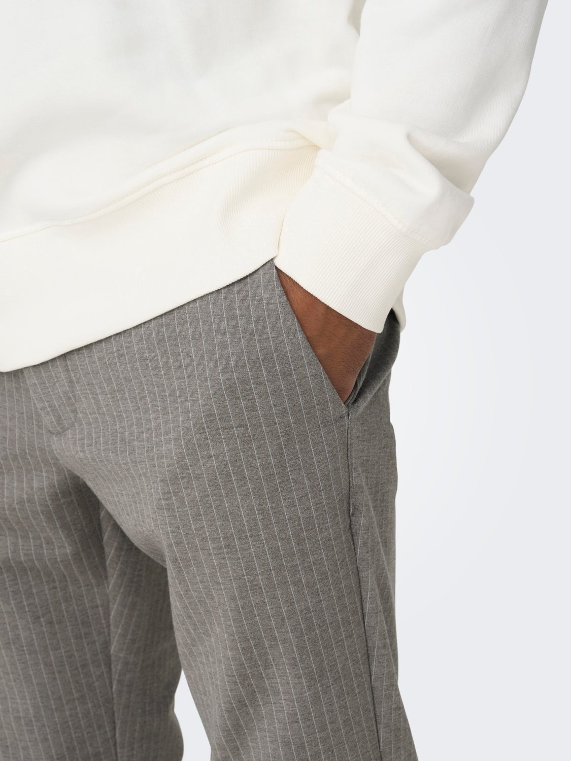 Classic striped trousers