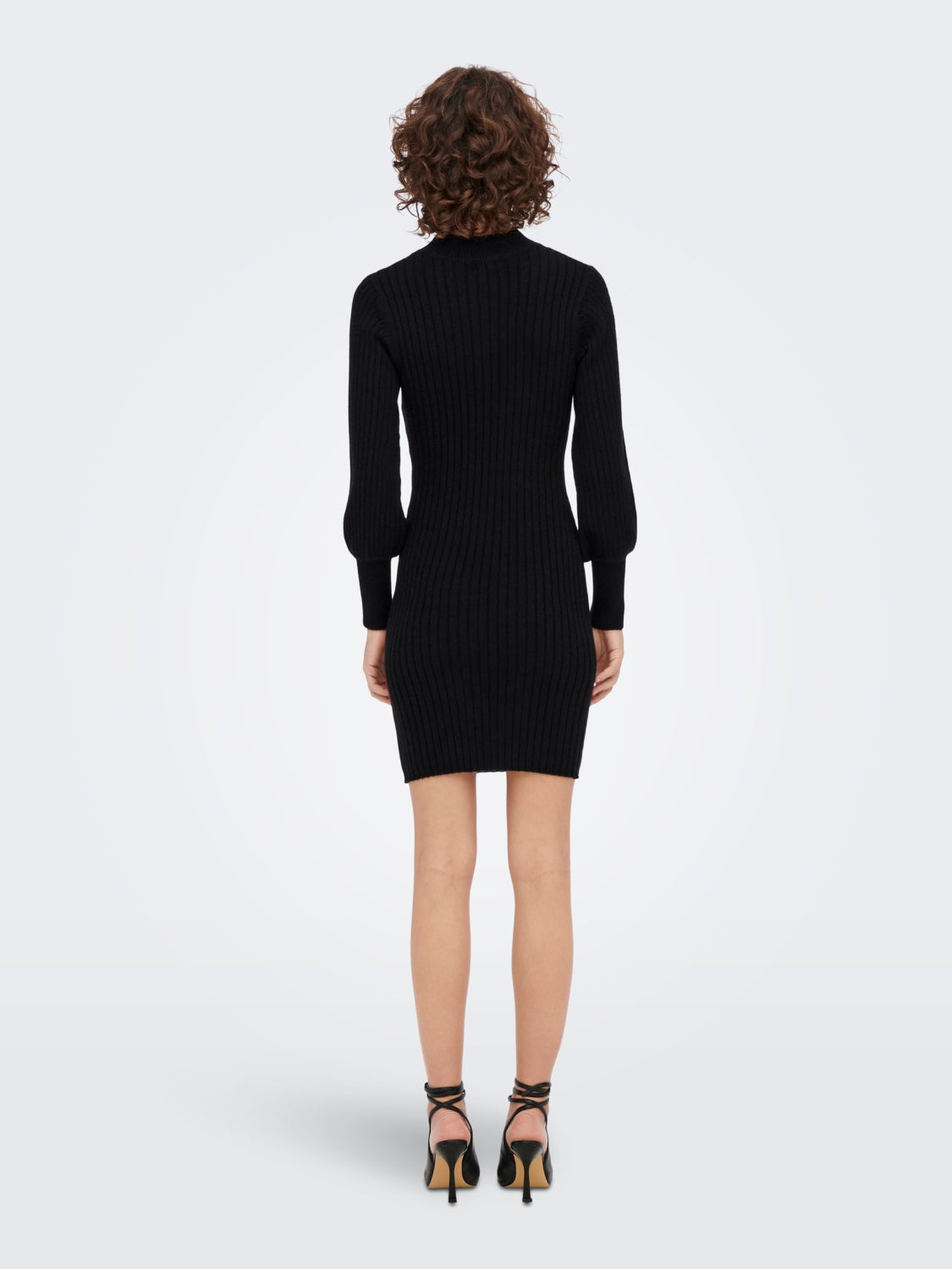 Volume sleeve Knitted Dress