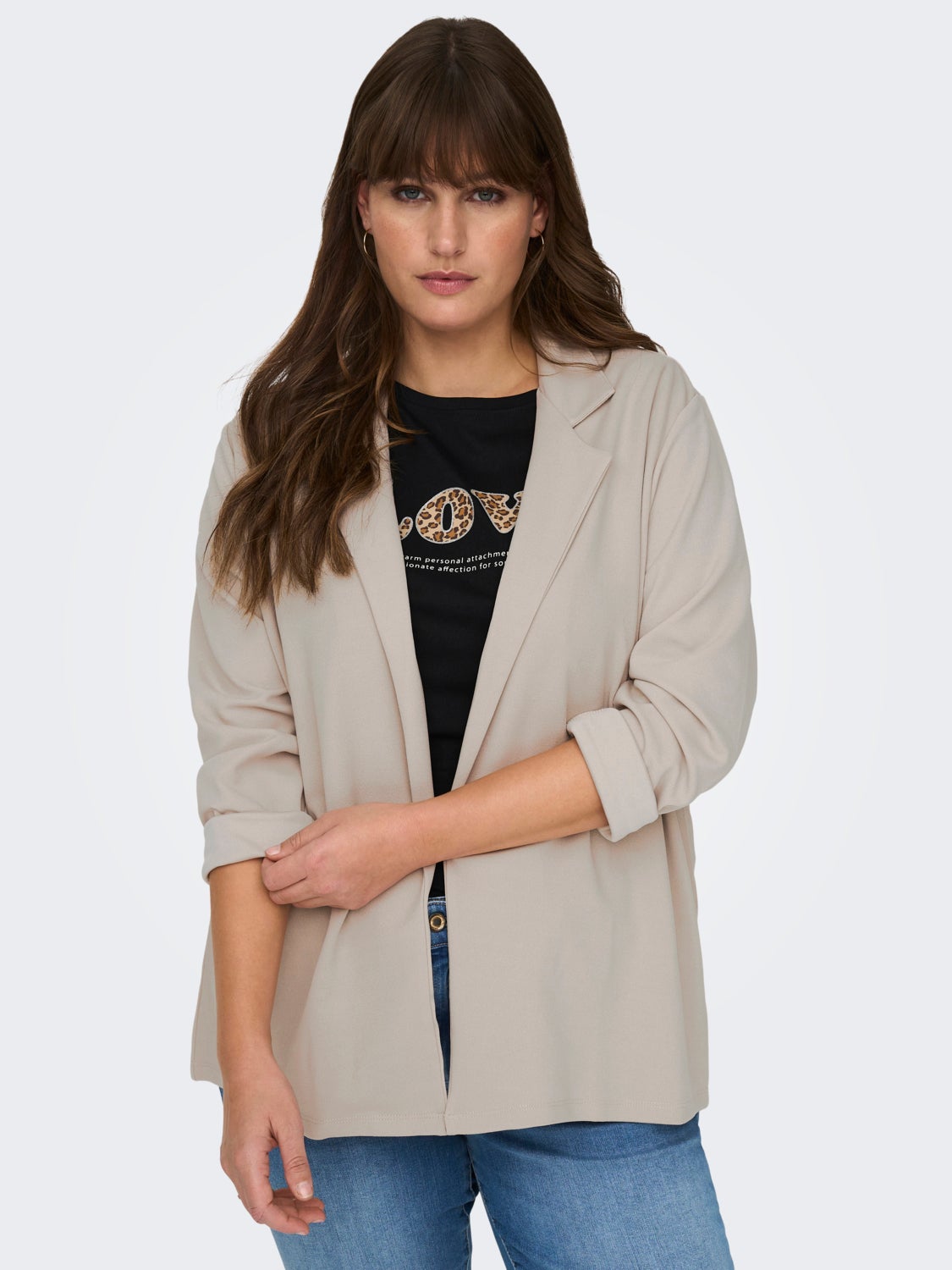 Curvy open Blazer