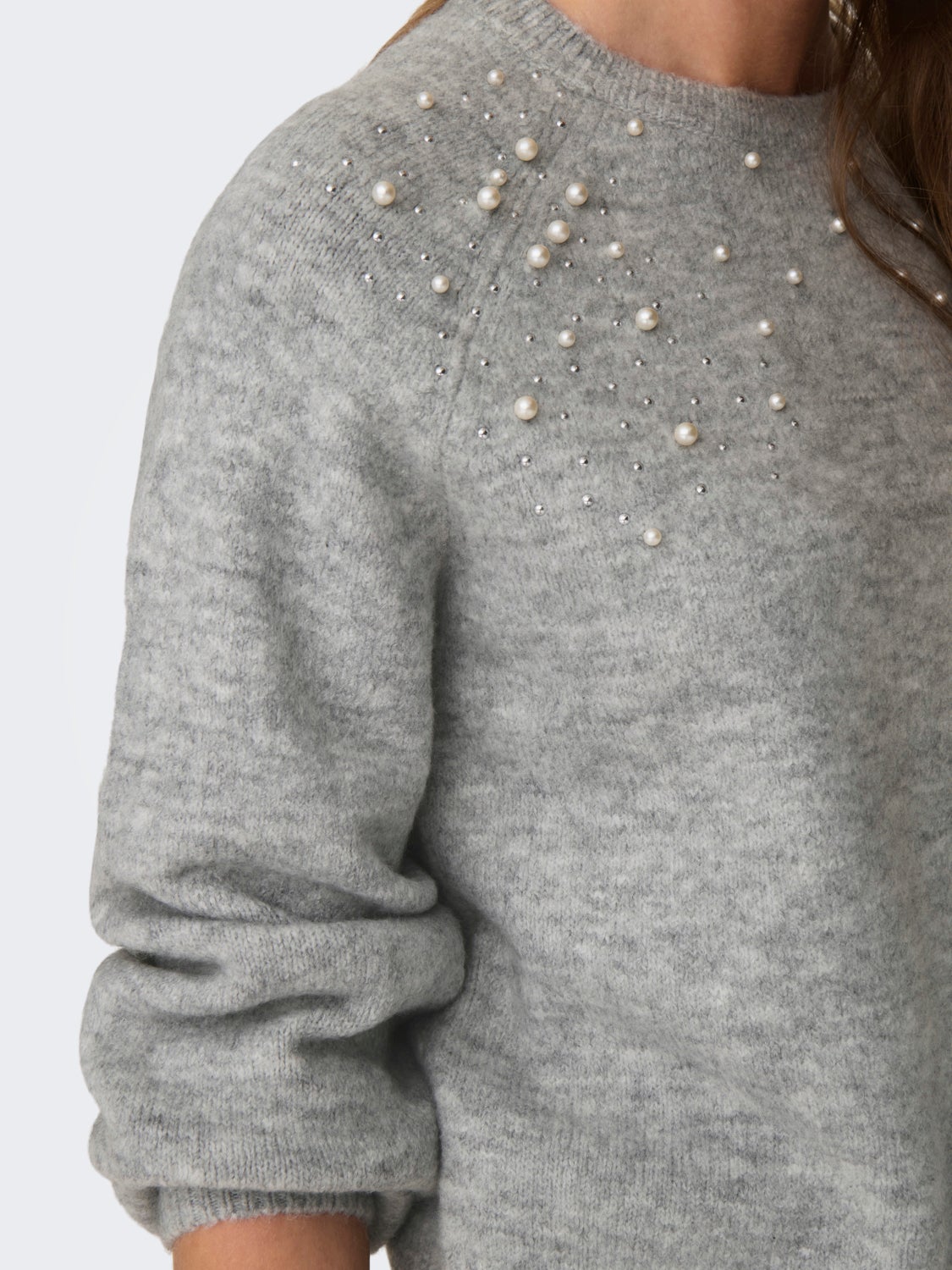 O-neck knitted pullover