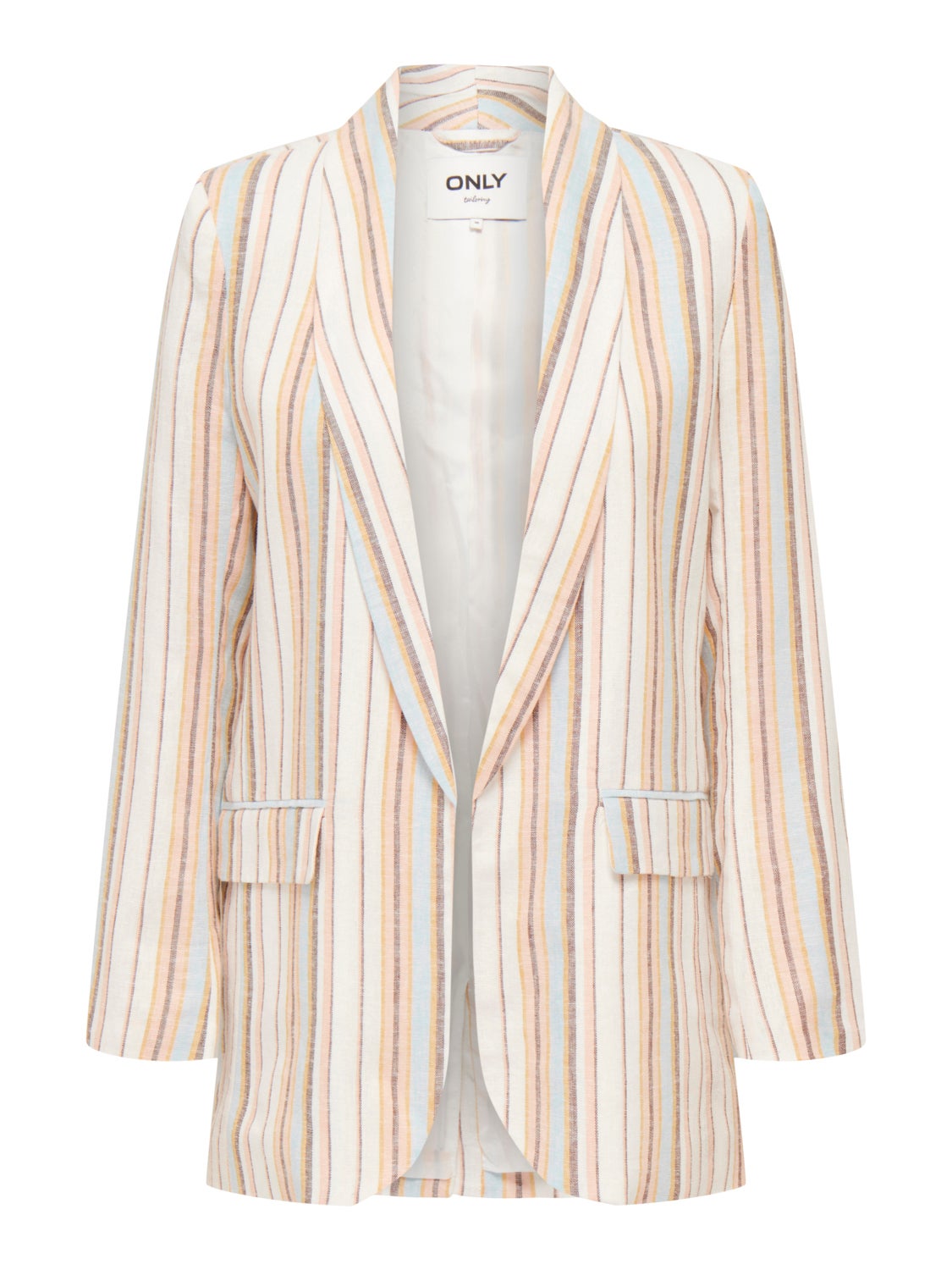 Loose fit open blazer