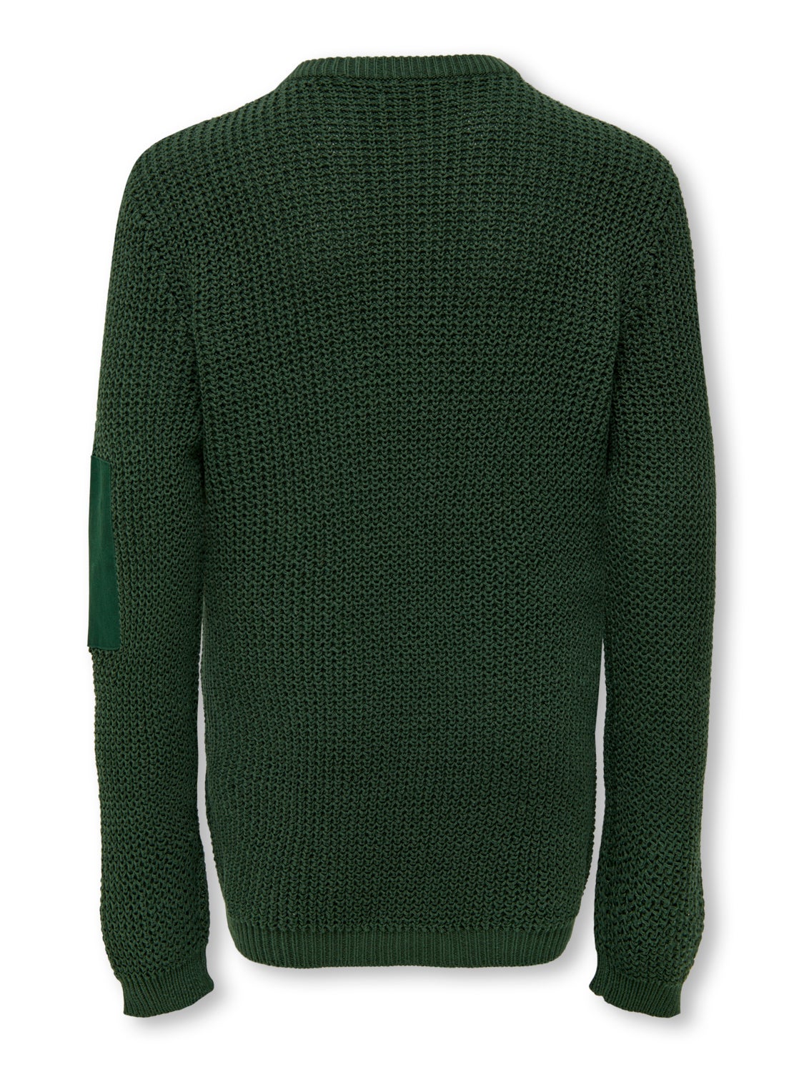 Pocket detailed knitted pullover